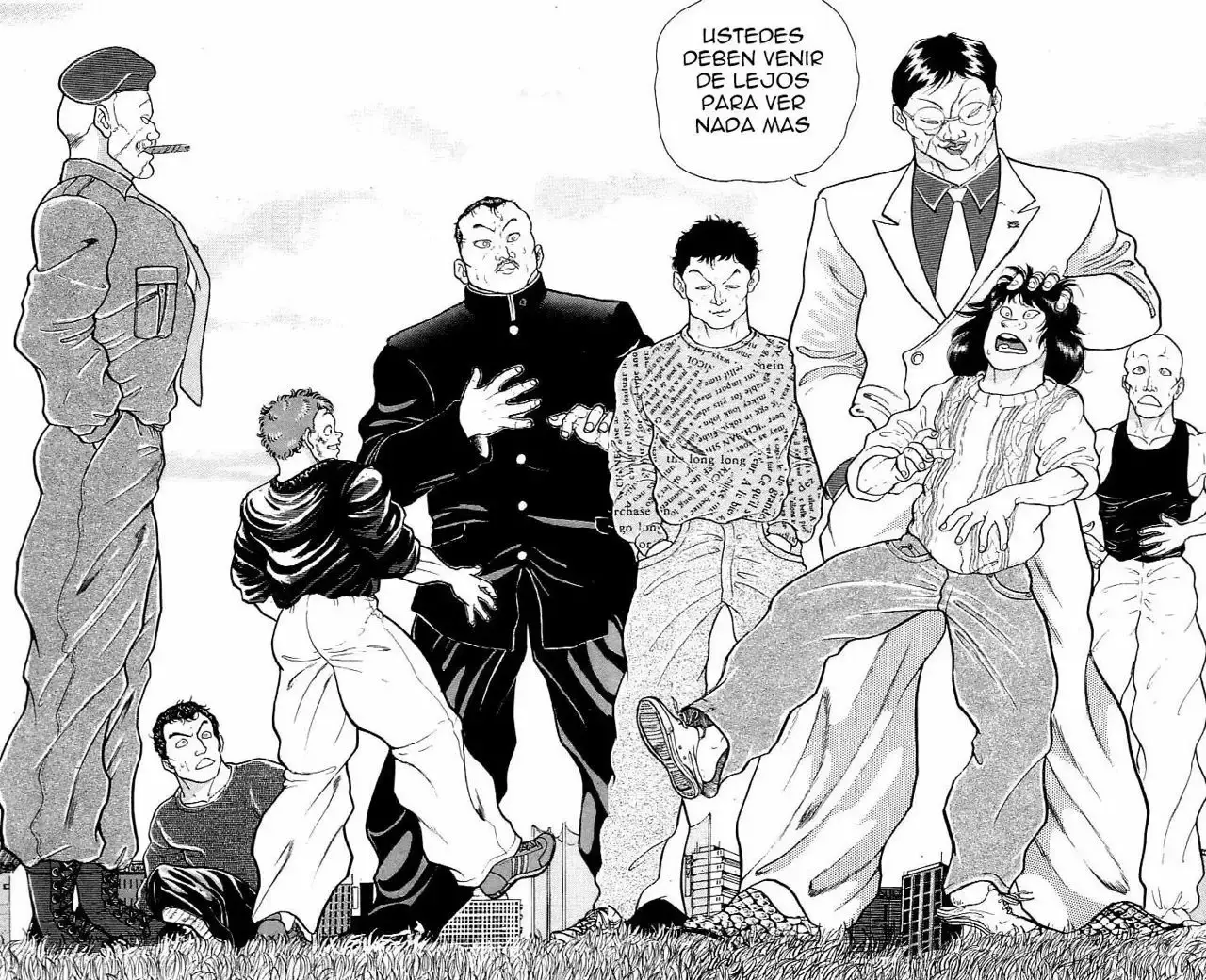 Grappler Baki capítulo 163, página 2