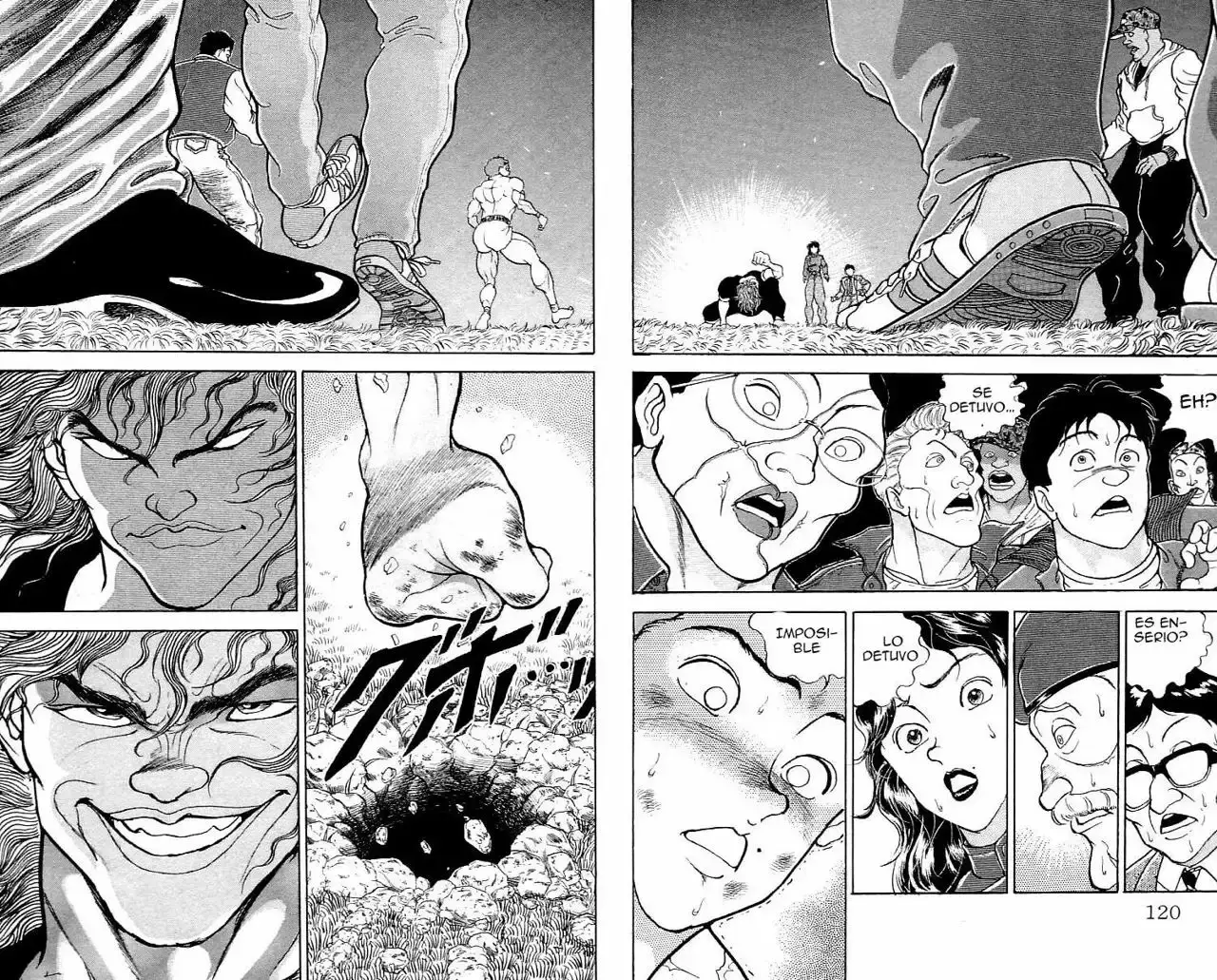Grappler Baki capítulo 167, página 9