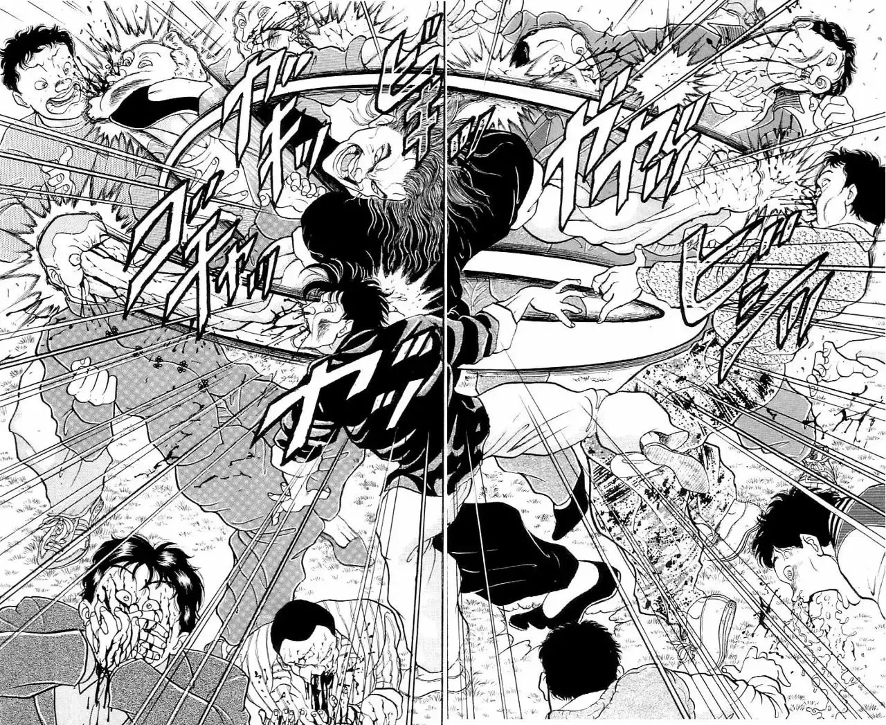Grappler Baki capítulo 173, página 15