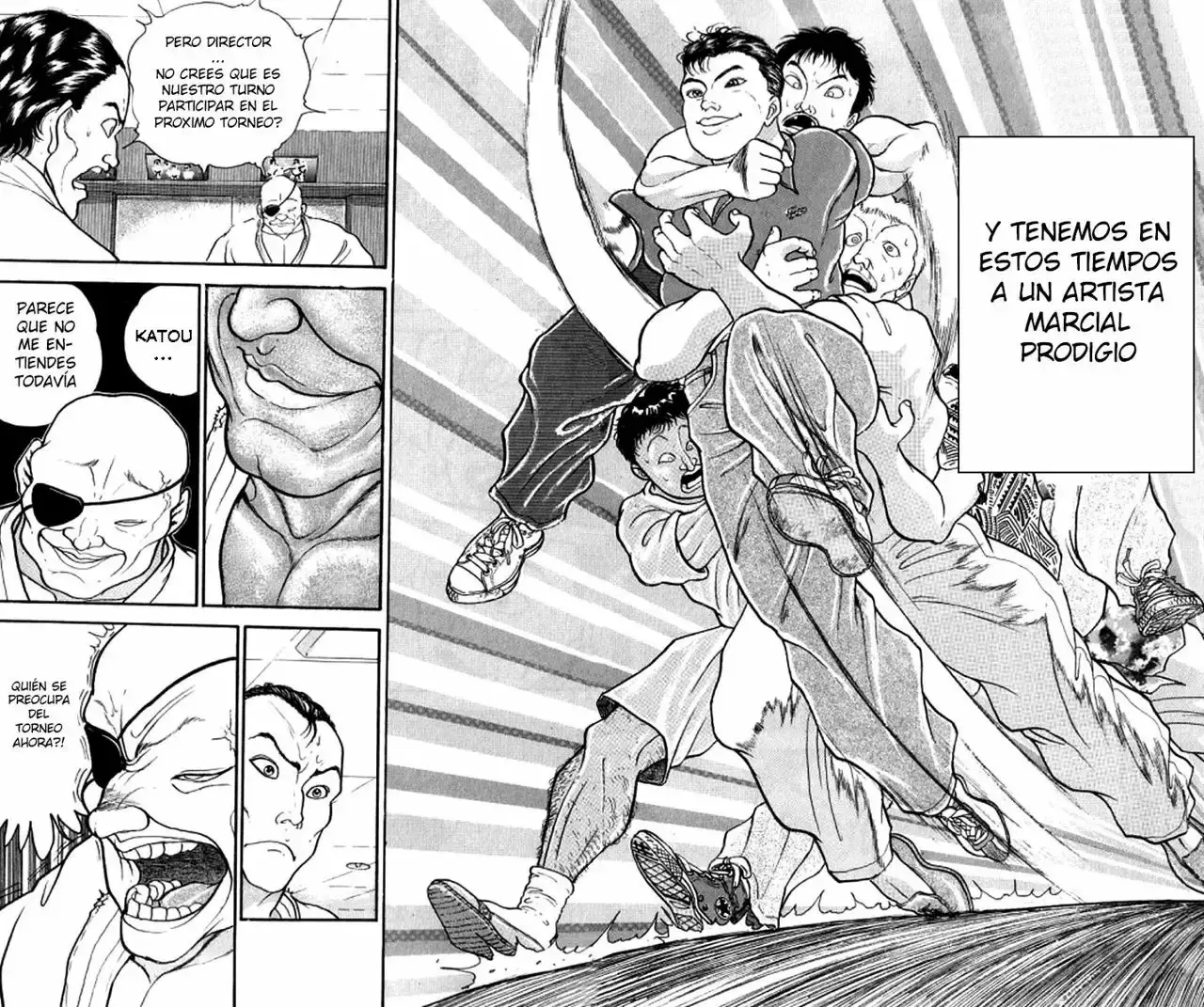 Grappler Baki capítulo 182, página 6
