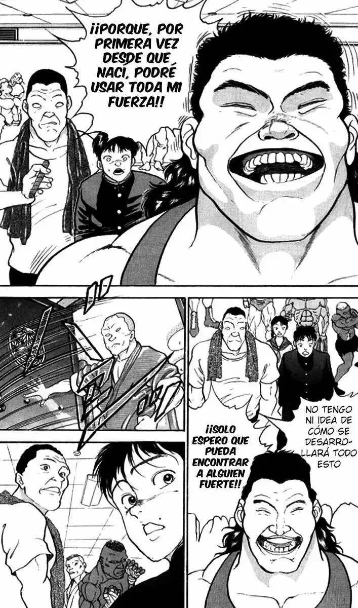 Grappler Baki capítulo 185, página 19
