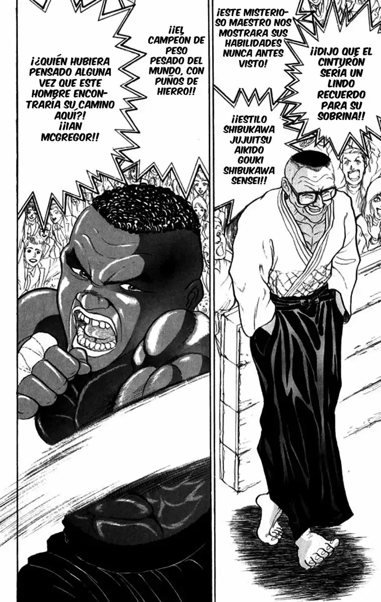 Grappler Baki capítulo 185, página 30