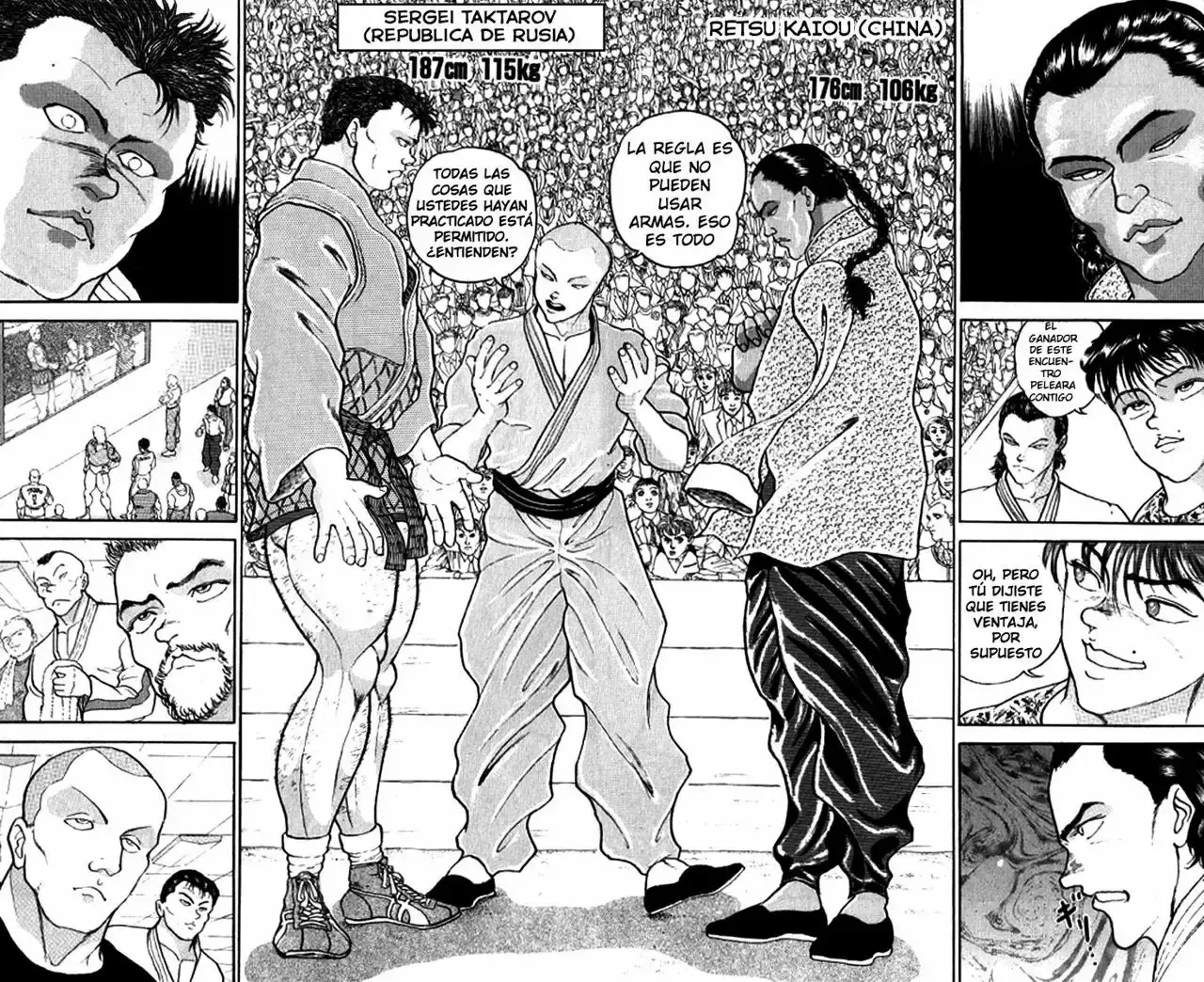 Grappler Baki capítulo 193, página 2
