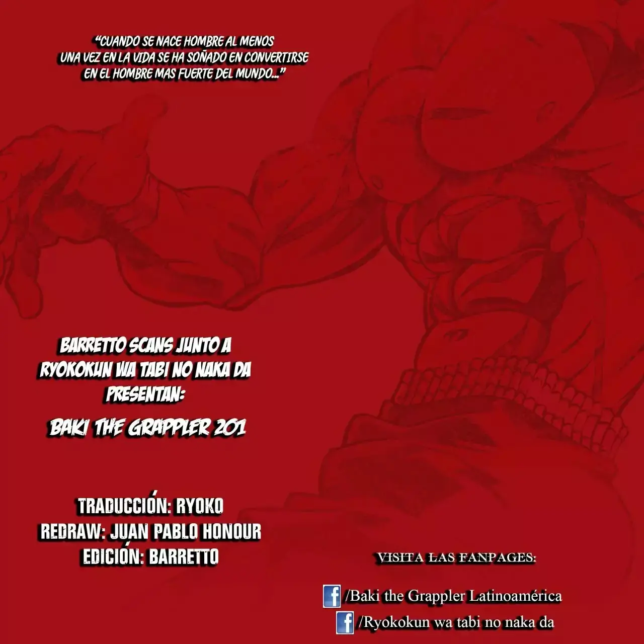 Grappler Baki capítulo 201, página 1