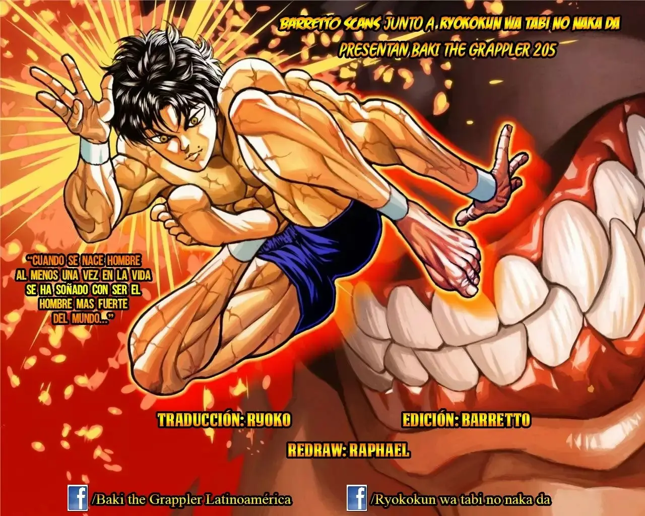 Grappler Baki capítulo 205, página 1