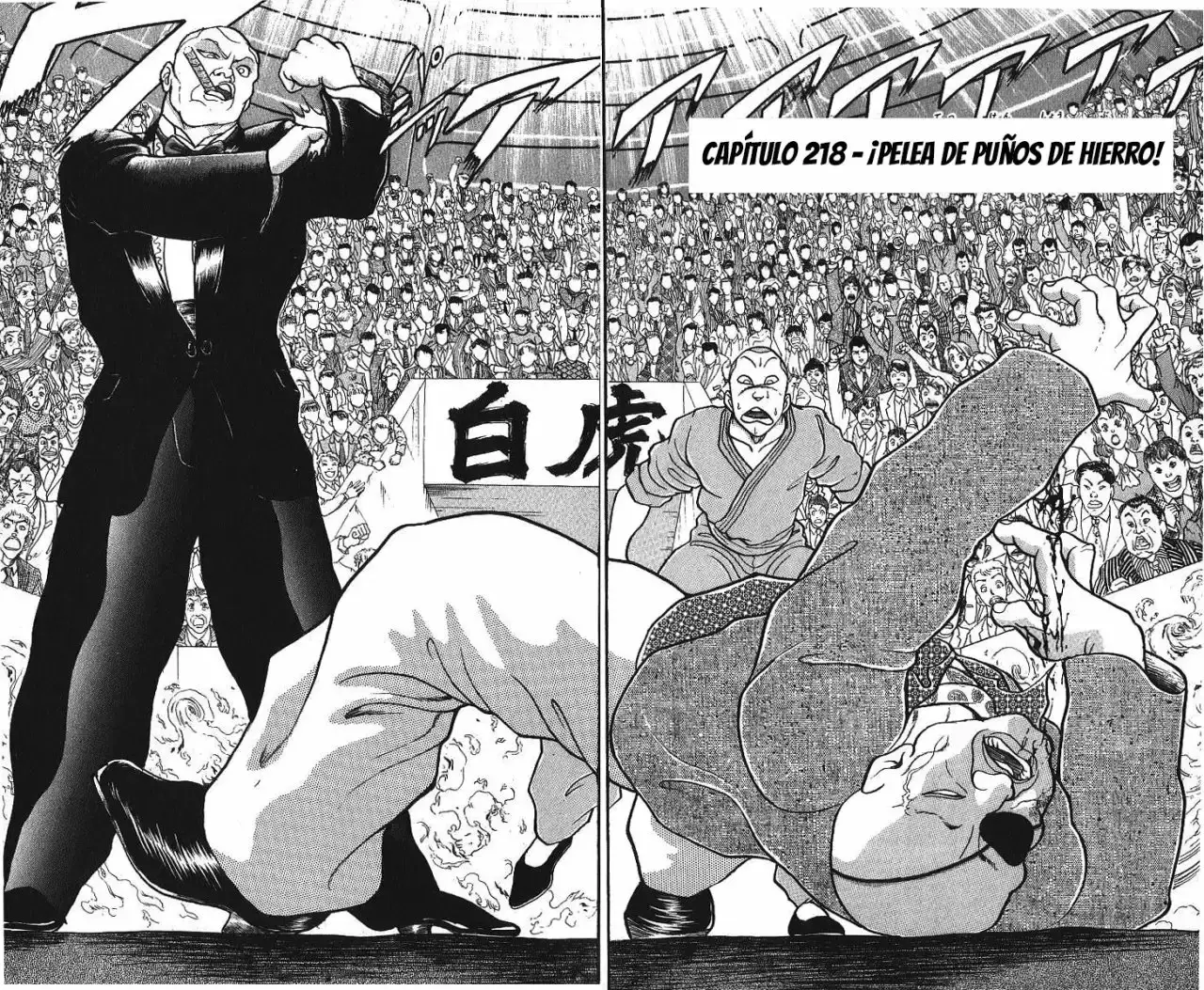 Grappler Baki capítulo 218, página 2