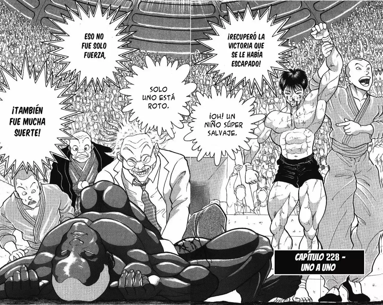 Grappler Baki capítulo 228, página 3