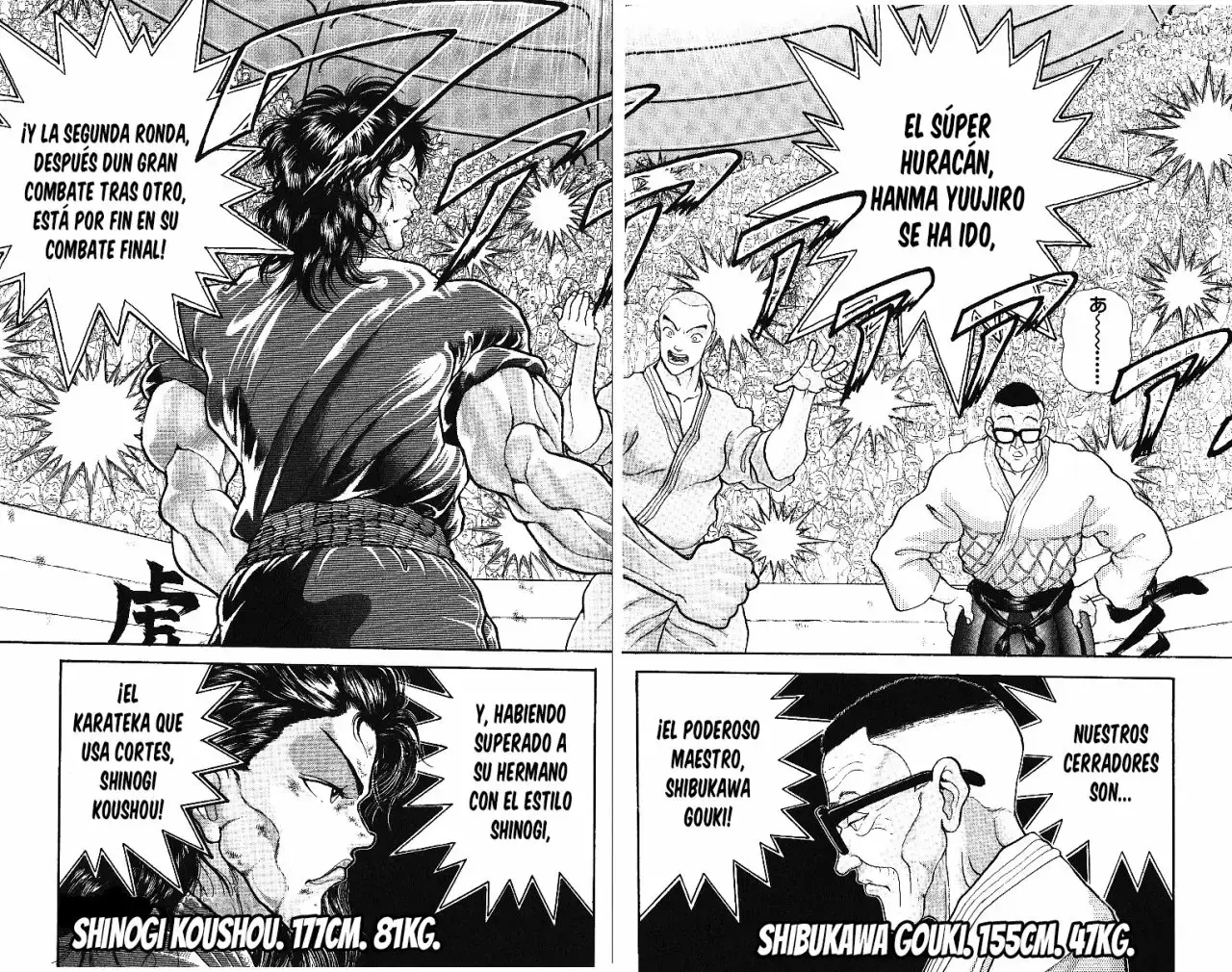 Grappler Baki capítulo 277, página 2