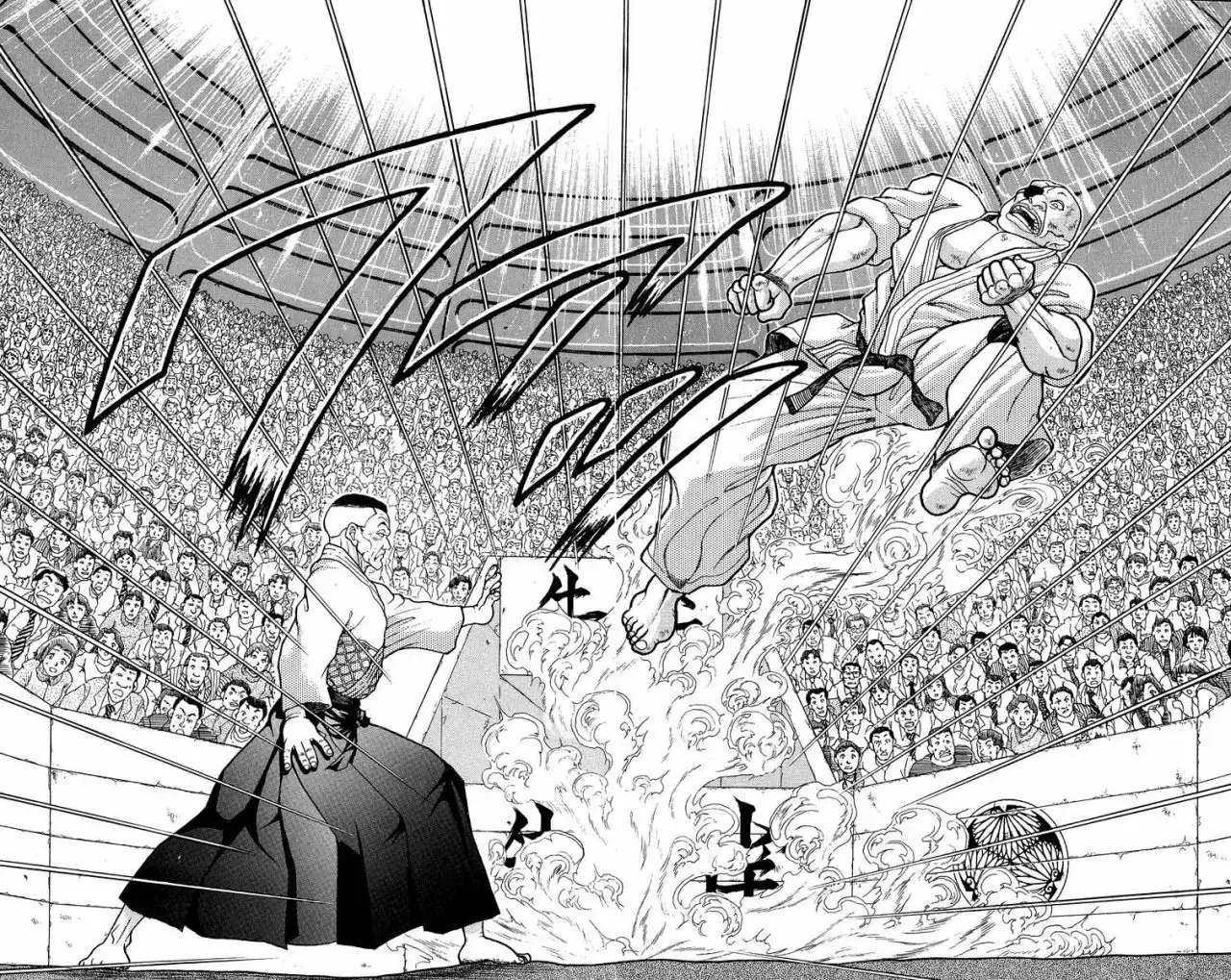 Grappler Baki capítulo 307, página 17