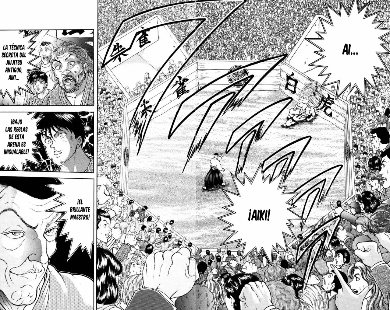 Grappler Baki capítulo 308, página 2