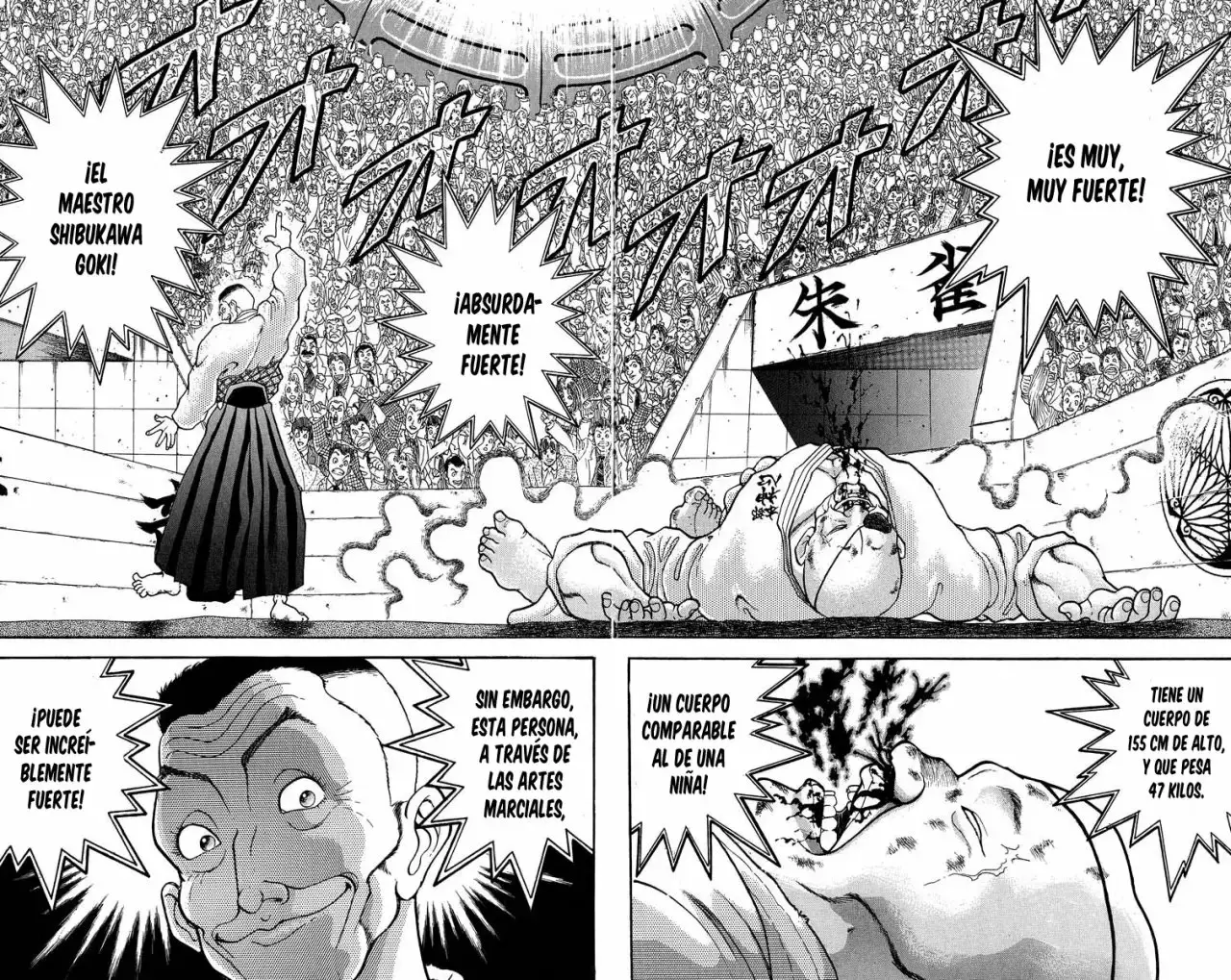 Grappler Baki capítulo 309, página 3