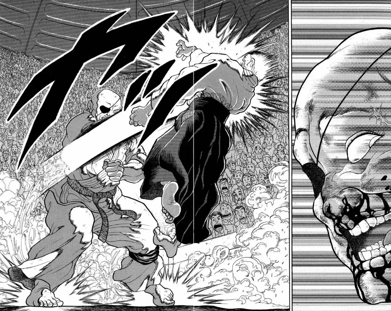 Grappler Baki capítulo 309, página 18