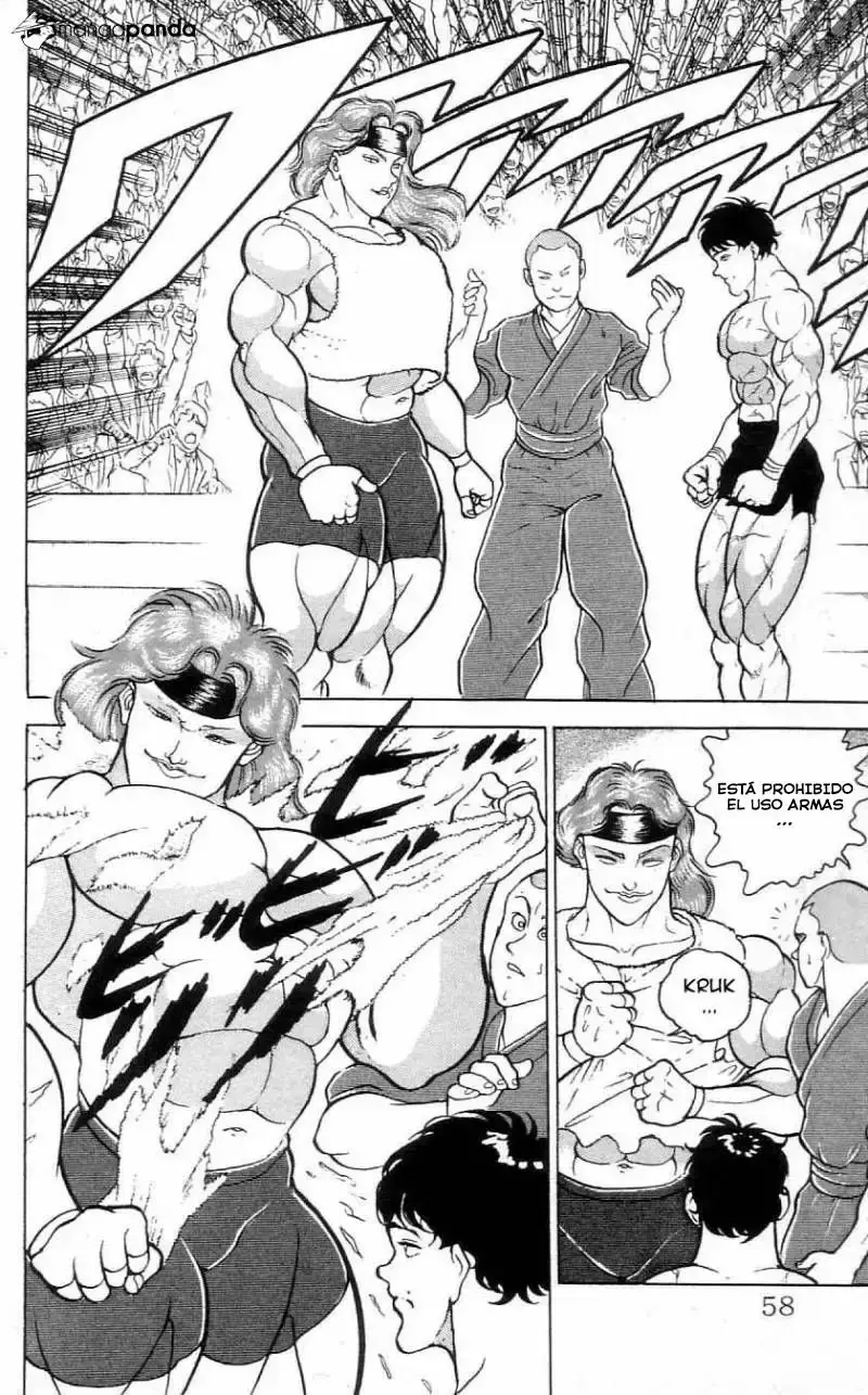 Grappler Baki capítulo 66, página 12