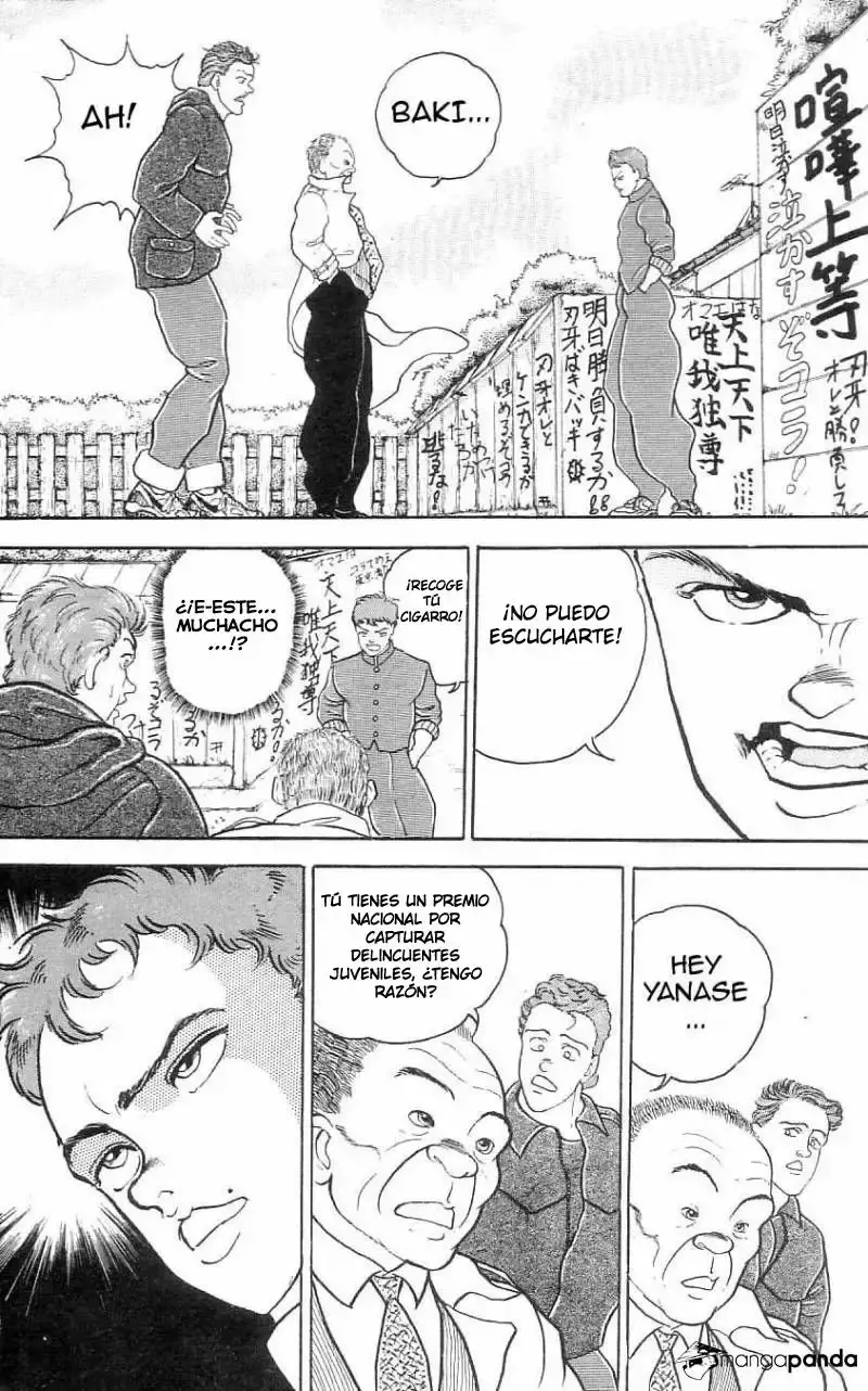 Grappler Baki capítulo 74, página 8