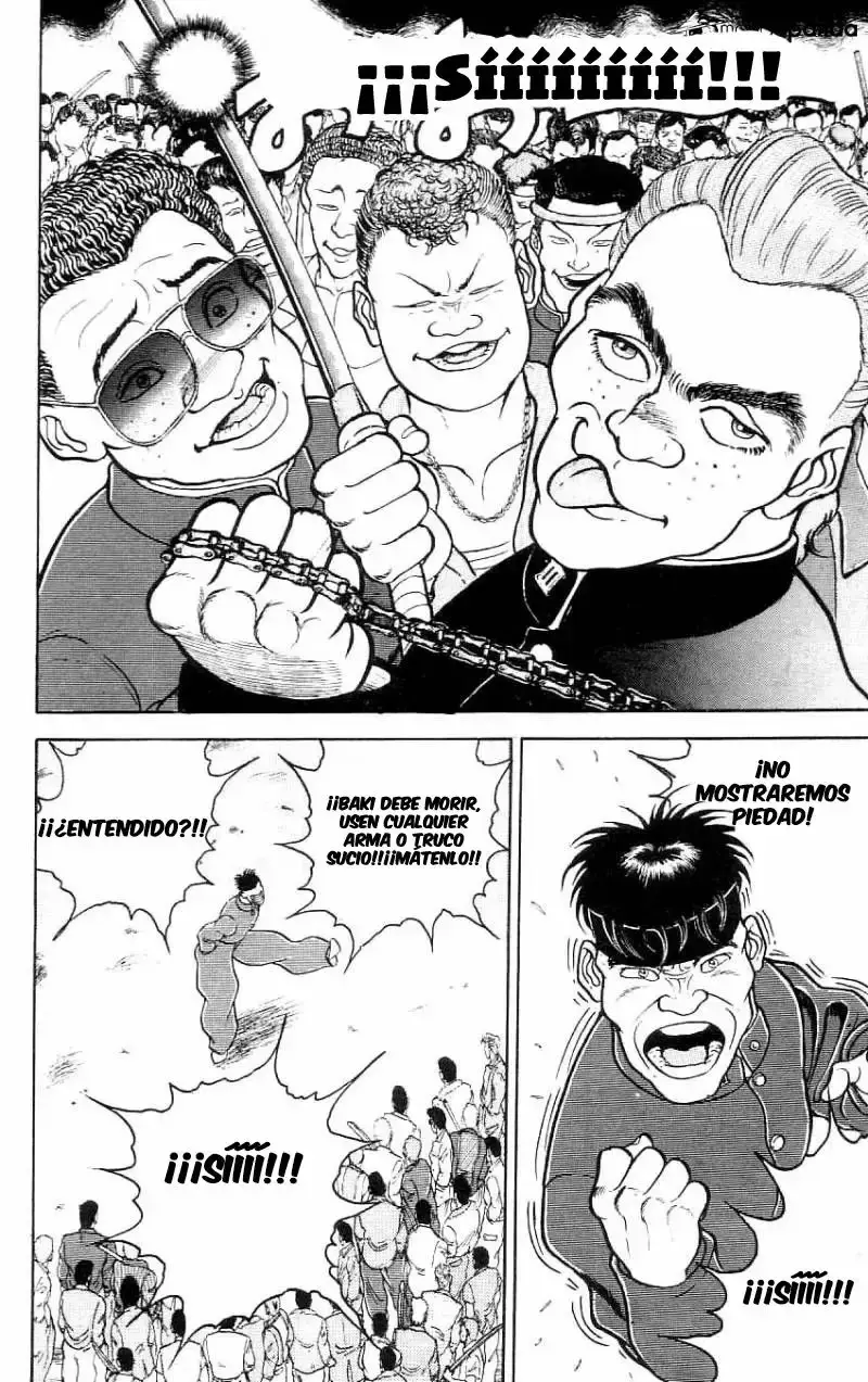 Grappler Baki capítulo 74, página 16
