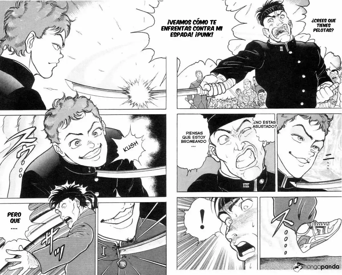 Grappler Baki capítulo 75, página 9