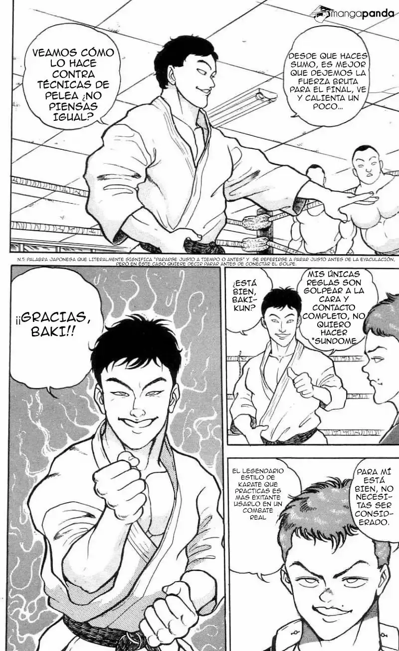 Grappler Baki capítulo 80, página 19