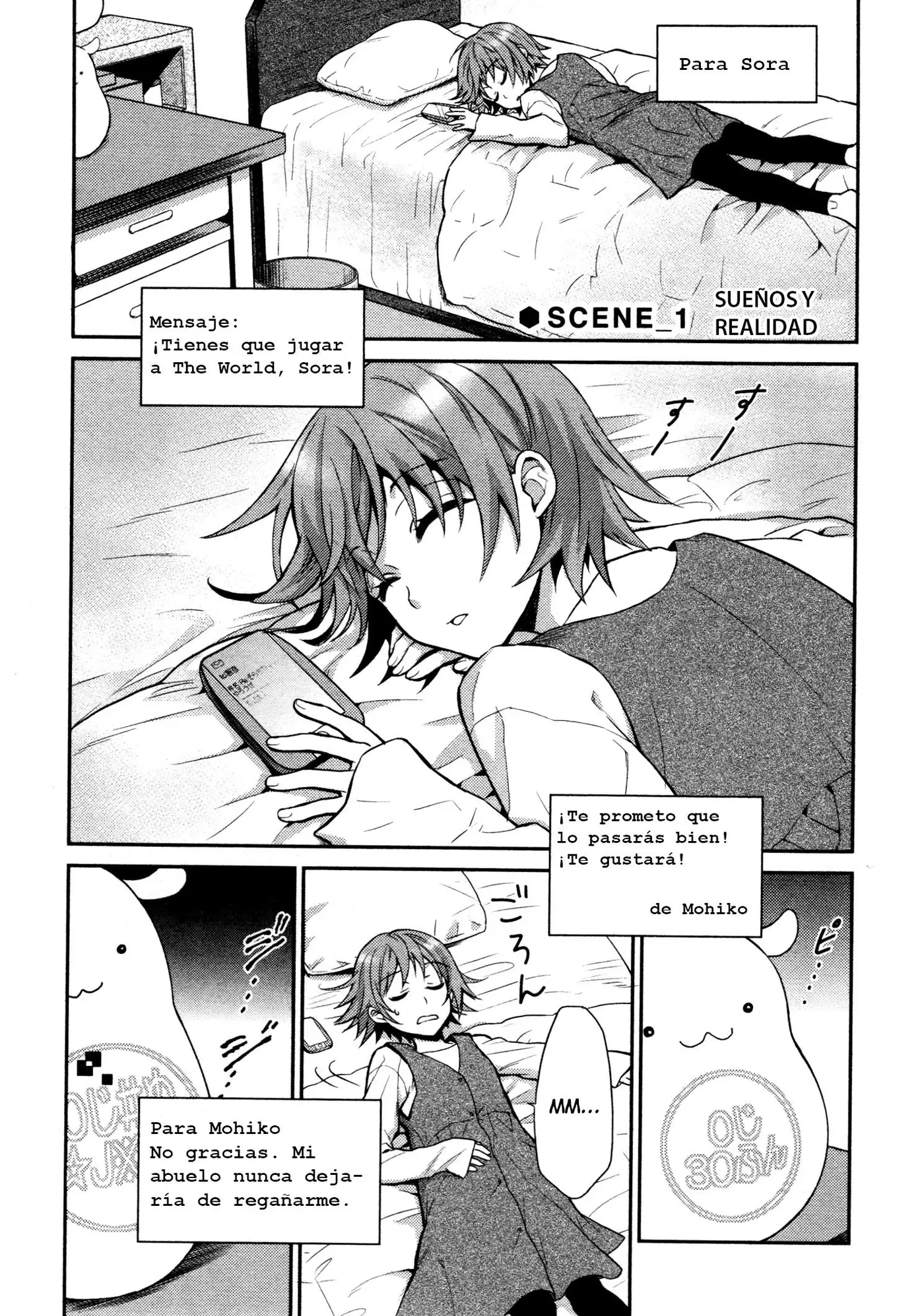 .hack//Sora: Beyond The World capítulo 1, página 1