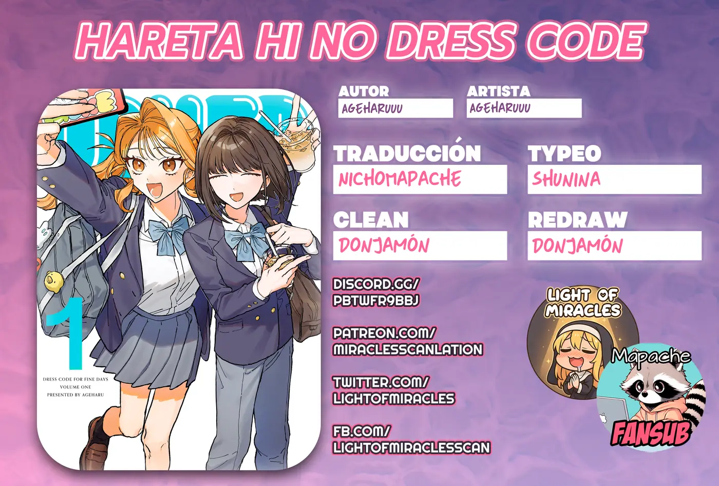 HARETA HI NO DRESS CODE capítulo 4, página 1