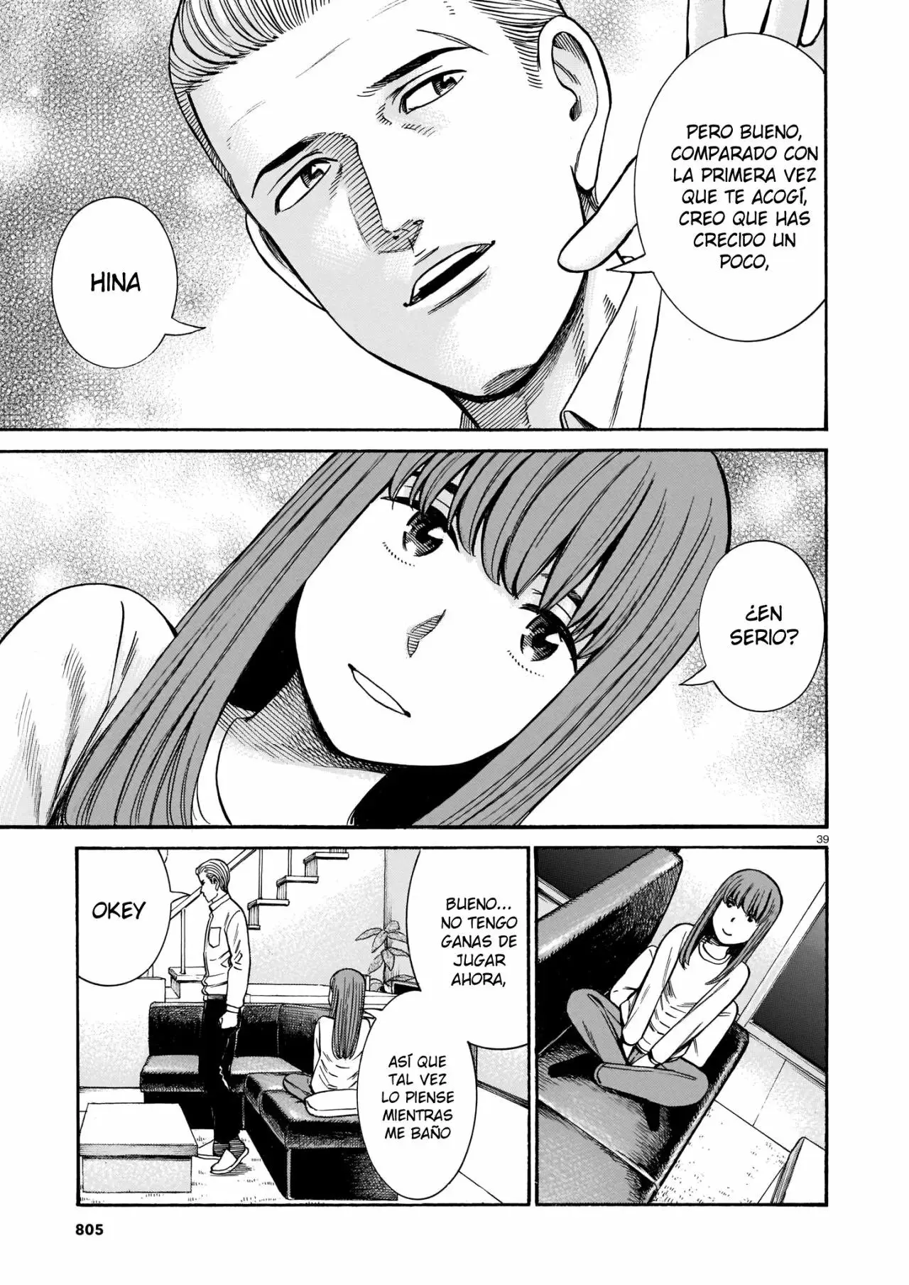 Hinamatsuri capítulo 100, página 40