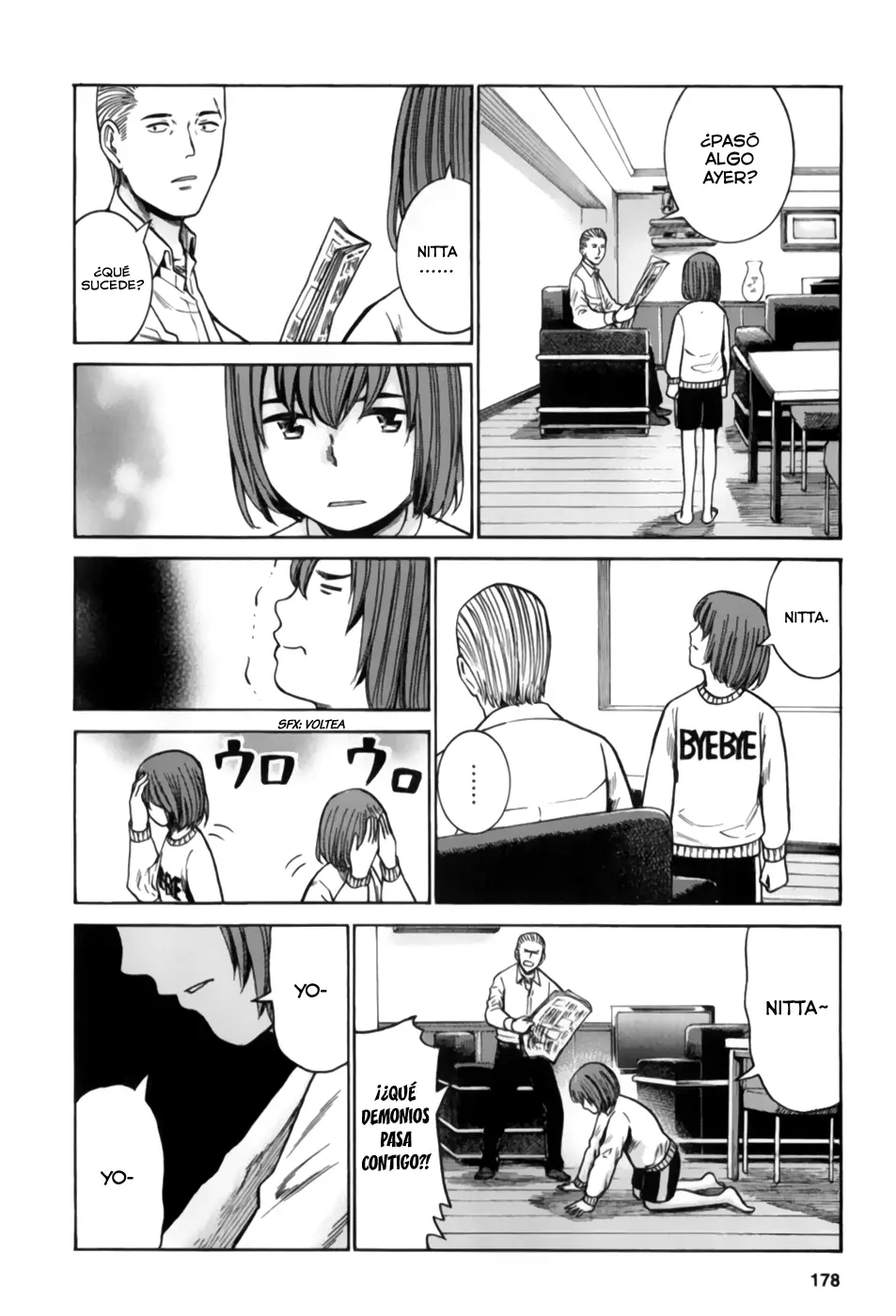 Hinamatsuri capítulo 38, página 8