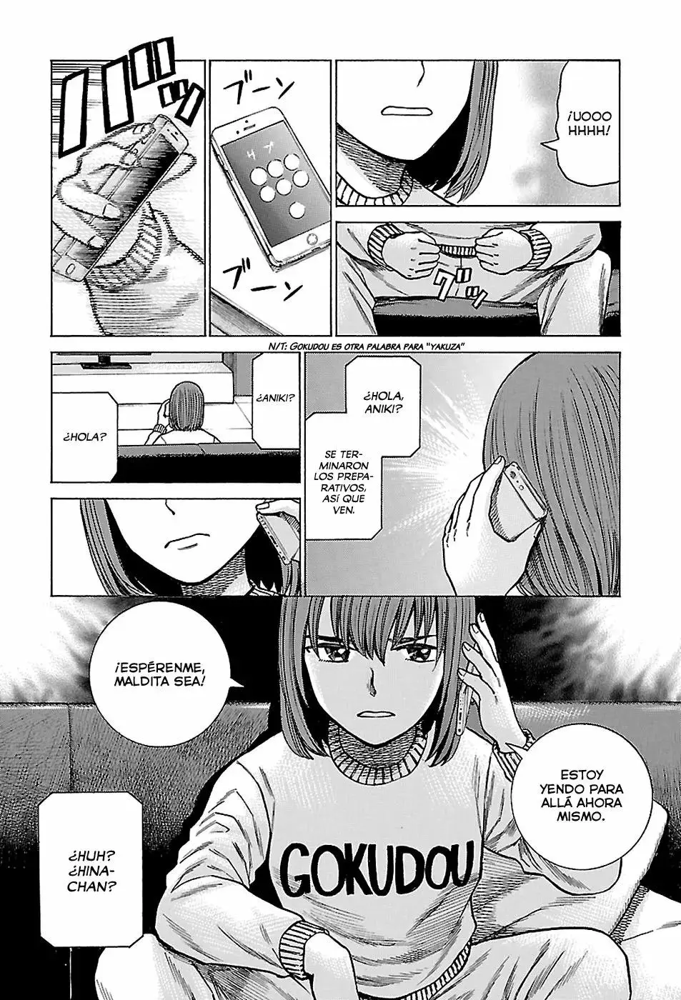 Hinamatsuri capítulo 63, página 17