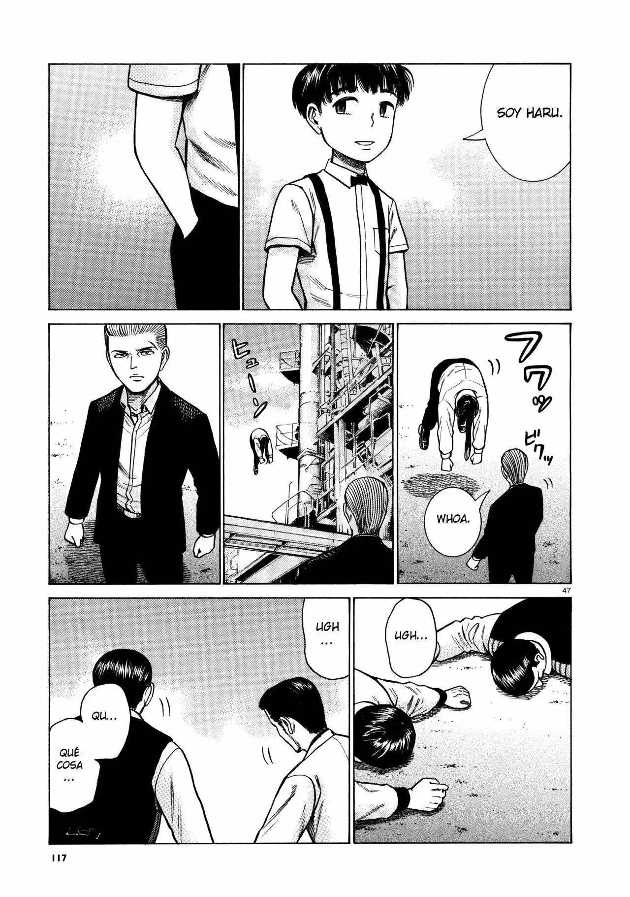 Hinamatsuri capítulo 68, página 47