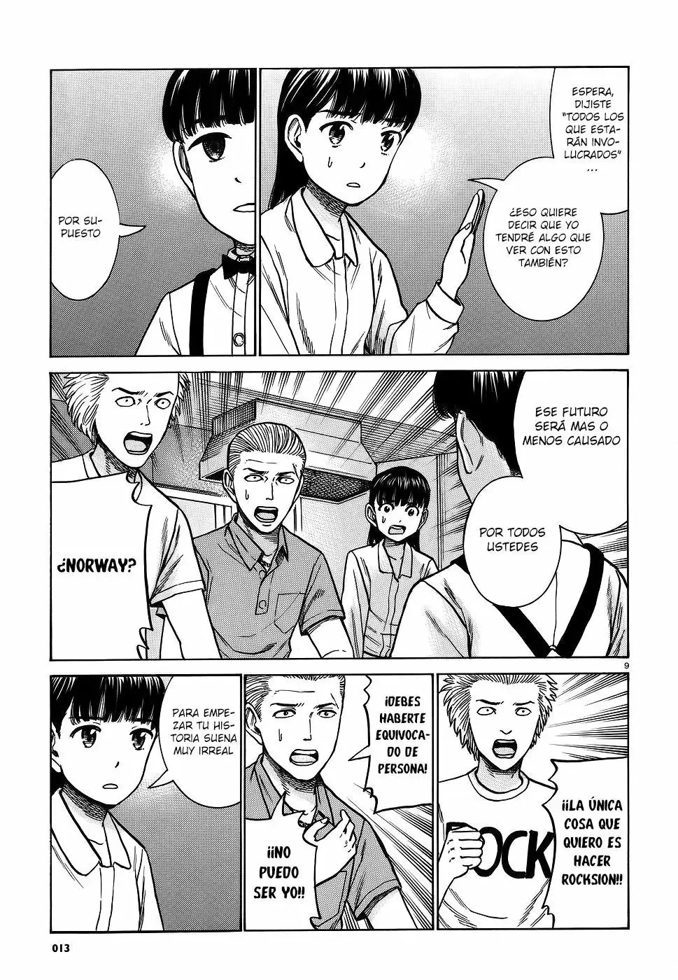 Hinamatsuri capítulo 76, página 9