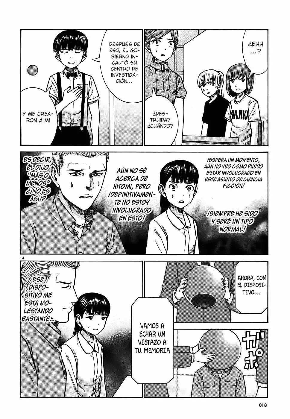 Hinamatsuri capítulo 76, página 14
