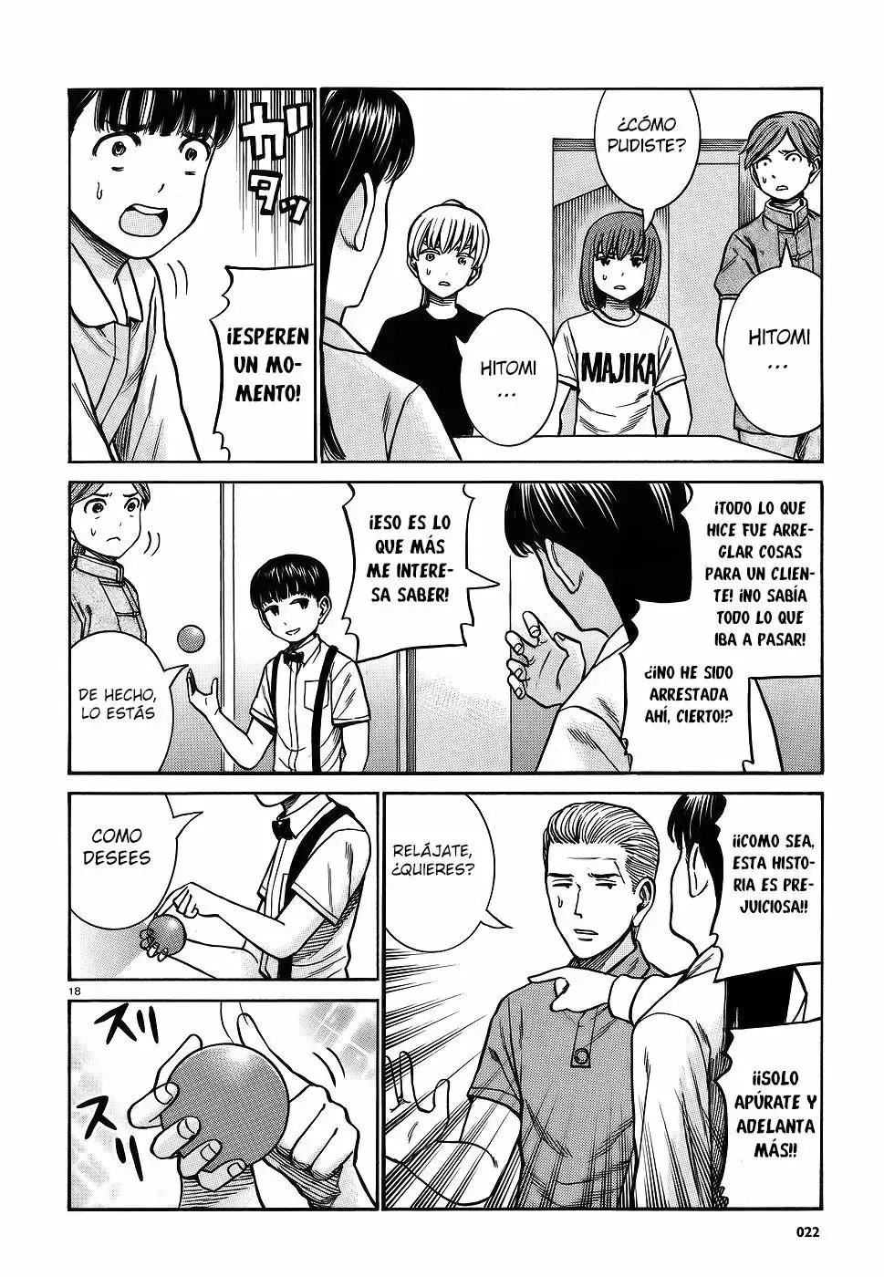 Hinamatsuri capítulo 76, página 18