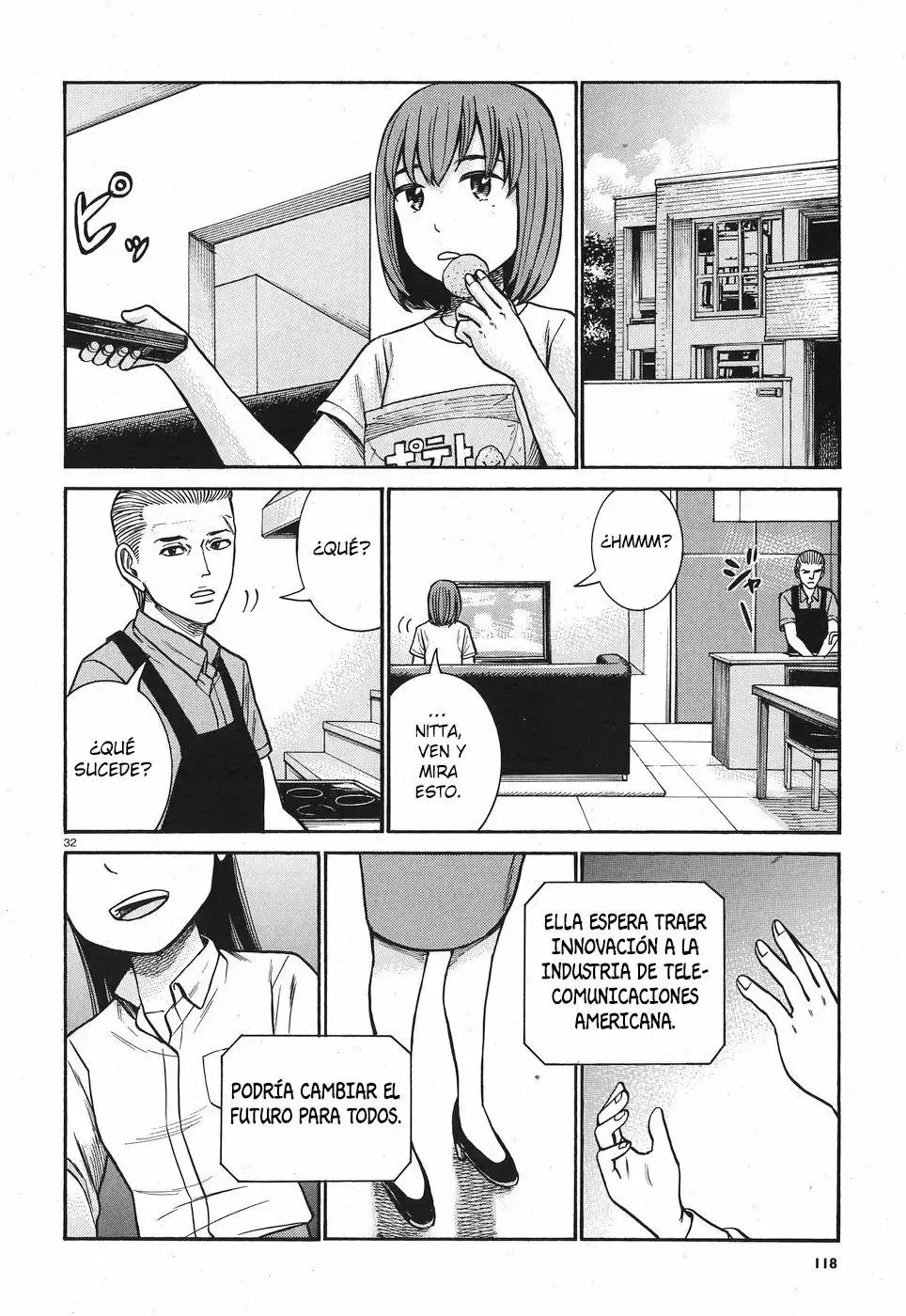 Hinamatsuri capítulo 77, página 33