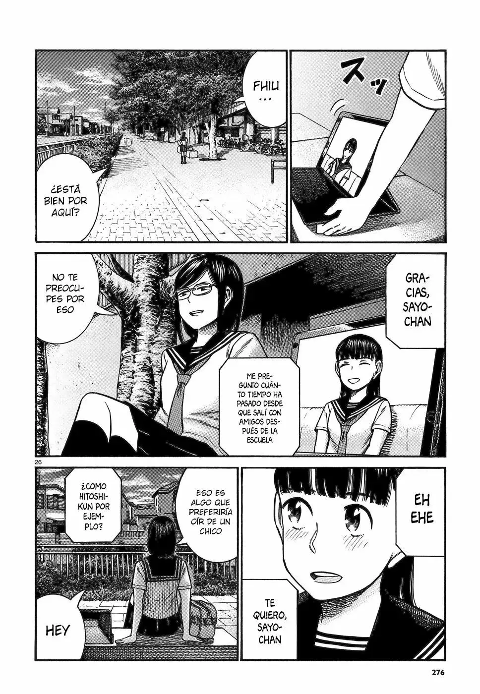 Hinamatsuri capítulo 82, página 27