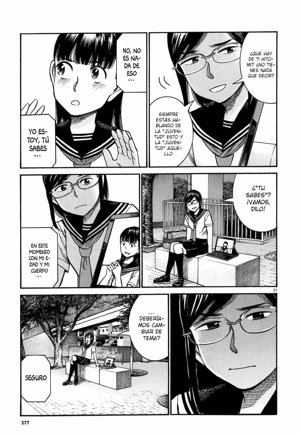 Hinamatsuri capítulo 82, página 28