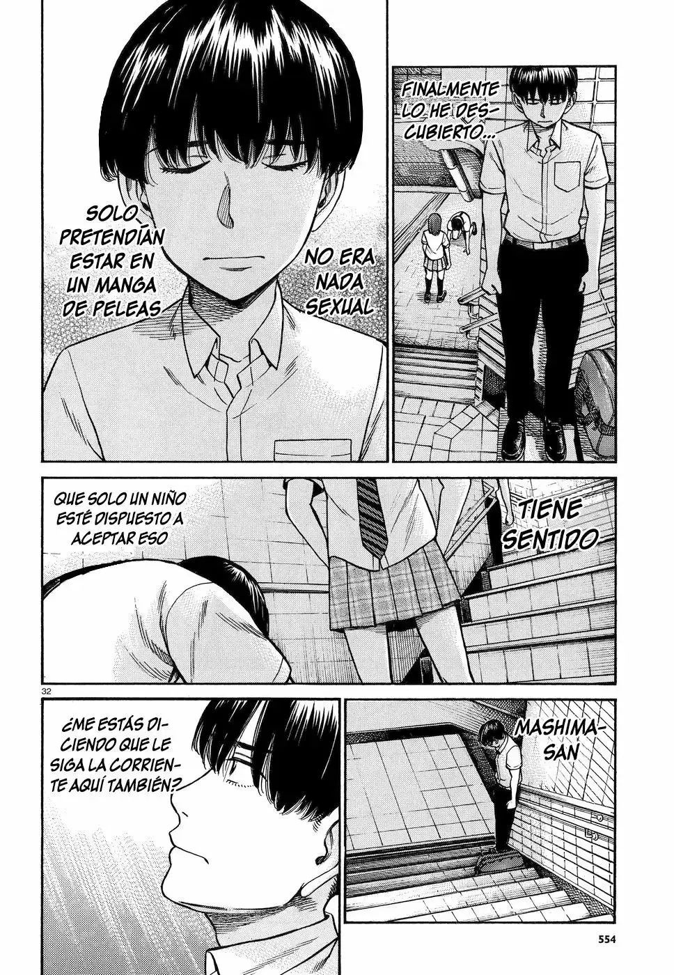 Hinamatsuri capítulo 83, página 32