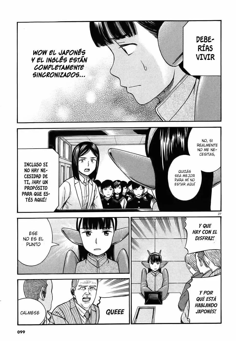 Hinamatsuri capítulo 87, página 28