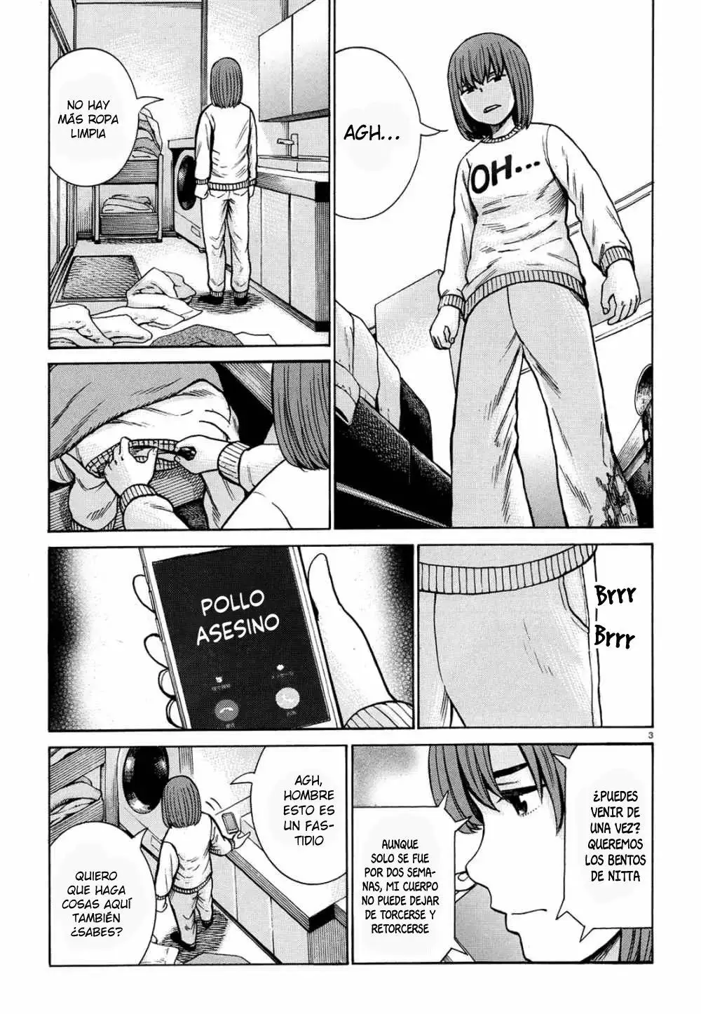 Hinamatsuri capítulo 89, página 4