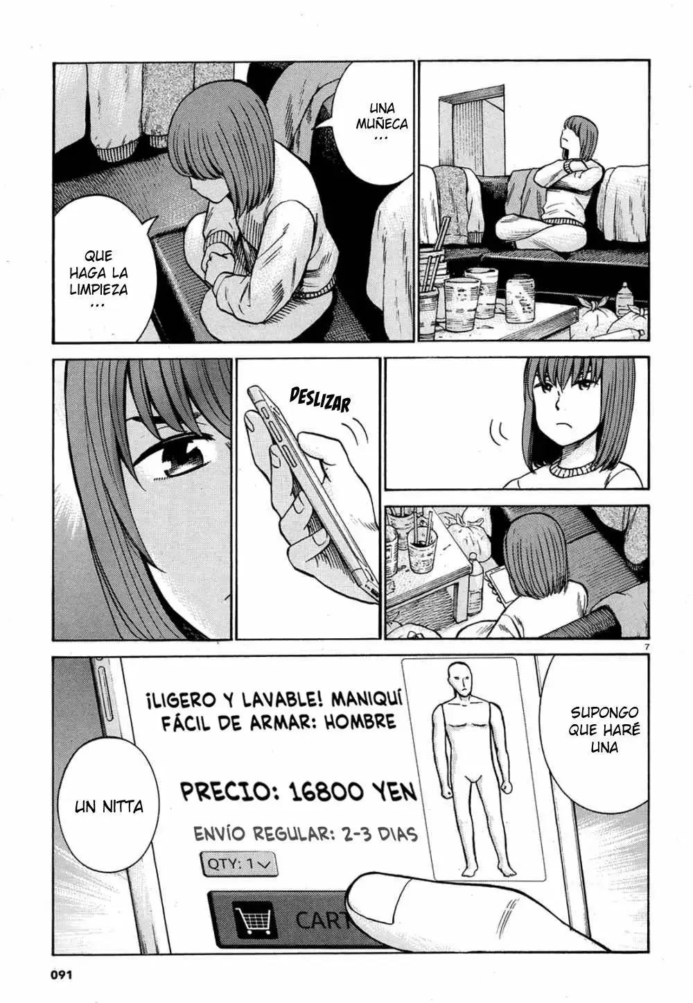 Hinamatsuri capítulo 89, página 8