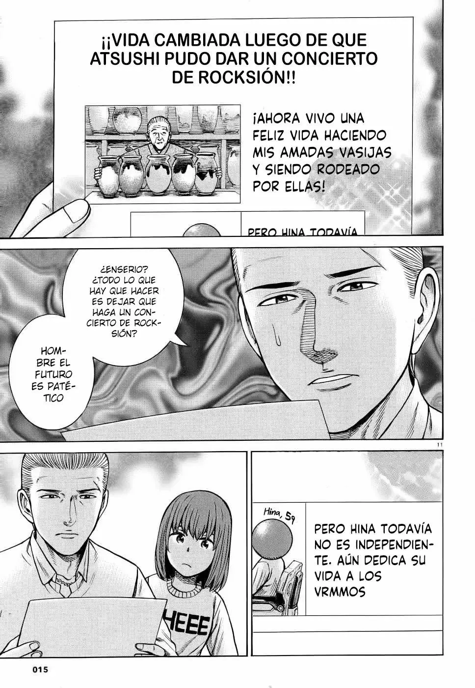 Hinamatsuri capítulo 90, página 12