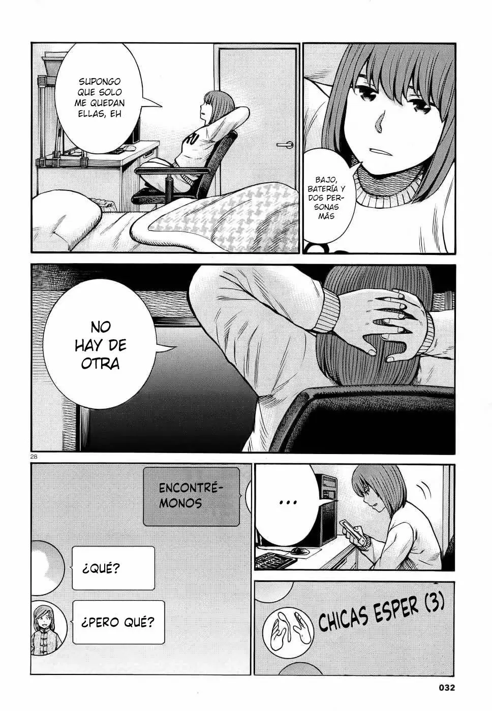 Hinamatsuri capítulo 90, página 28