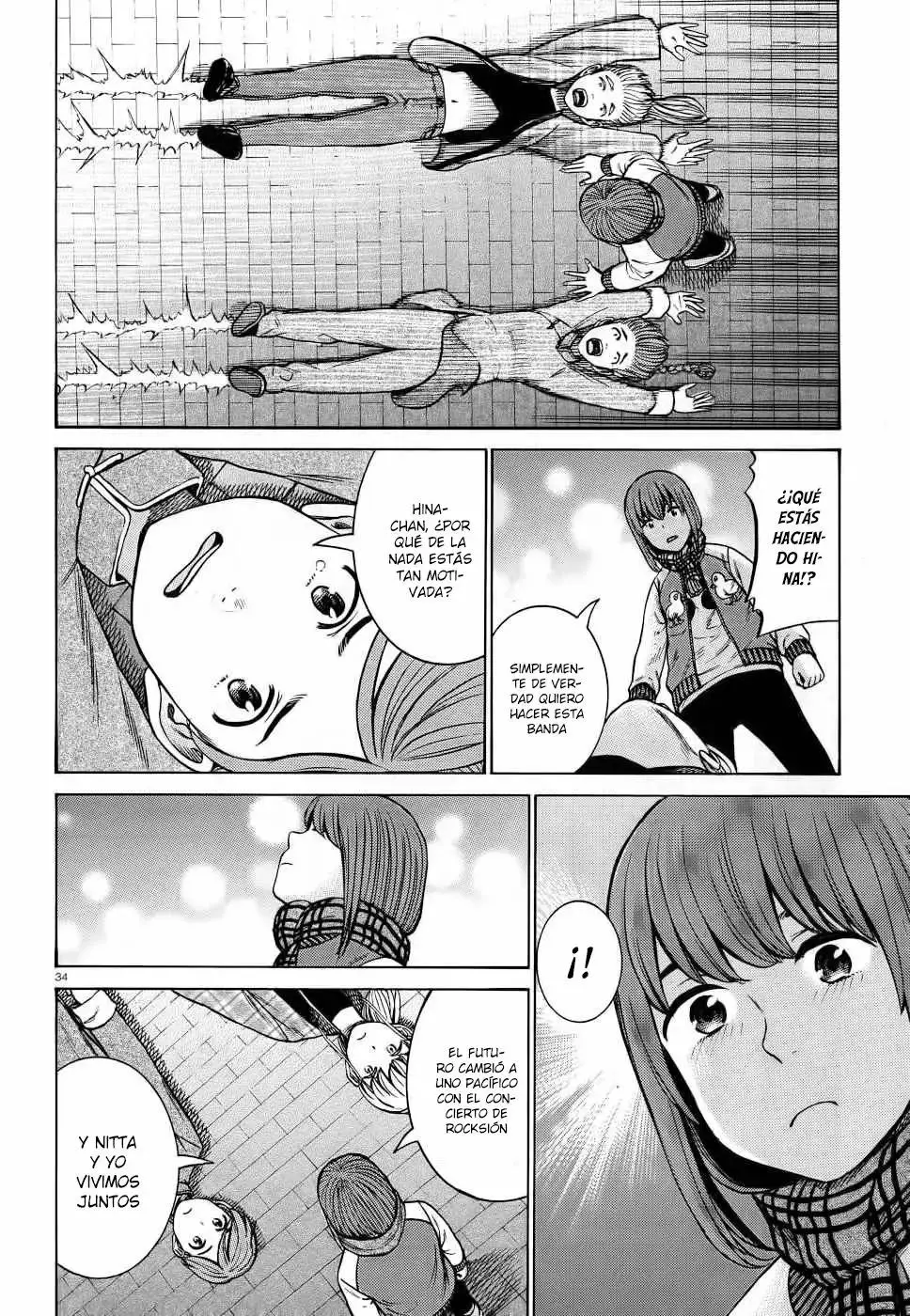 Hinamatsuri capítulo 90, página 34