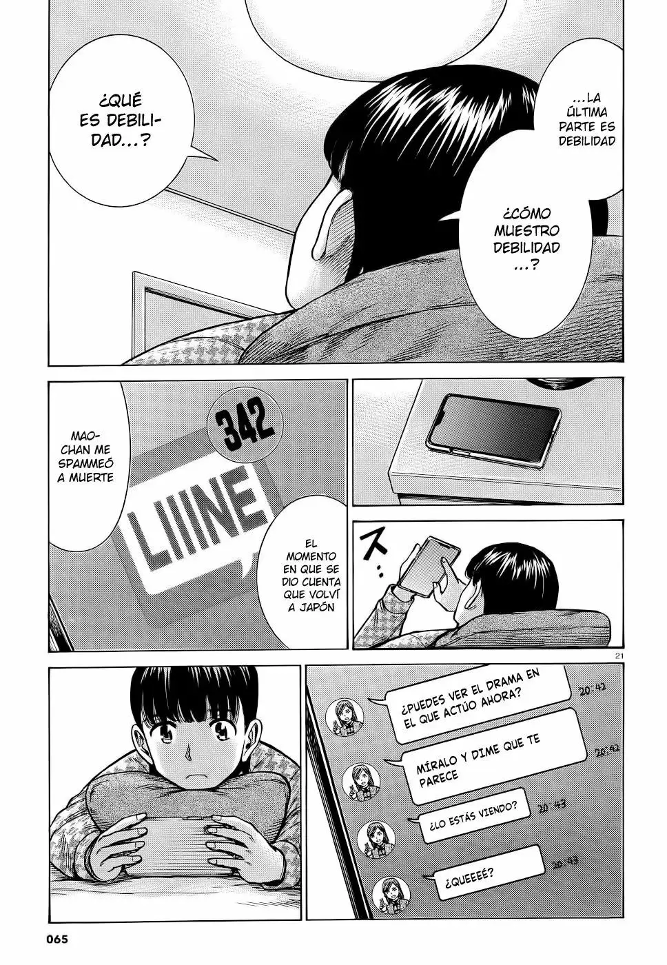 Hinamatsuri capítulo 93, página 22