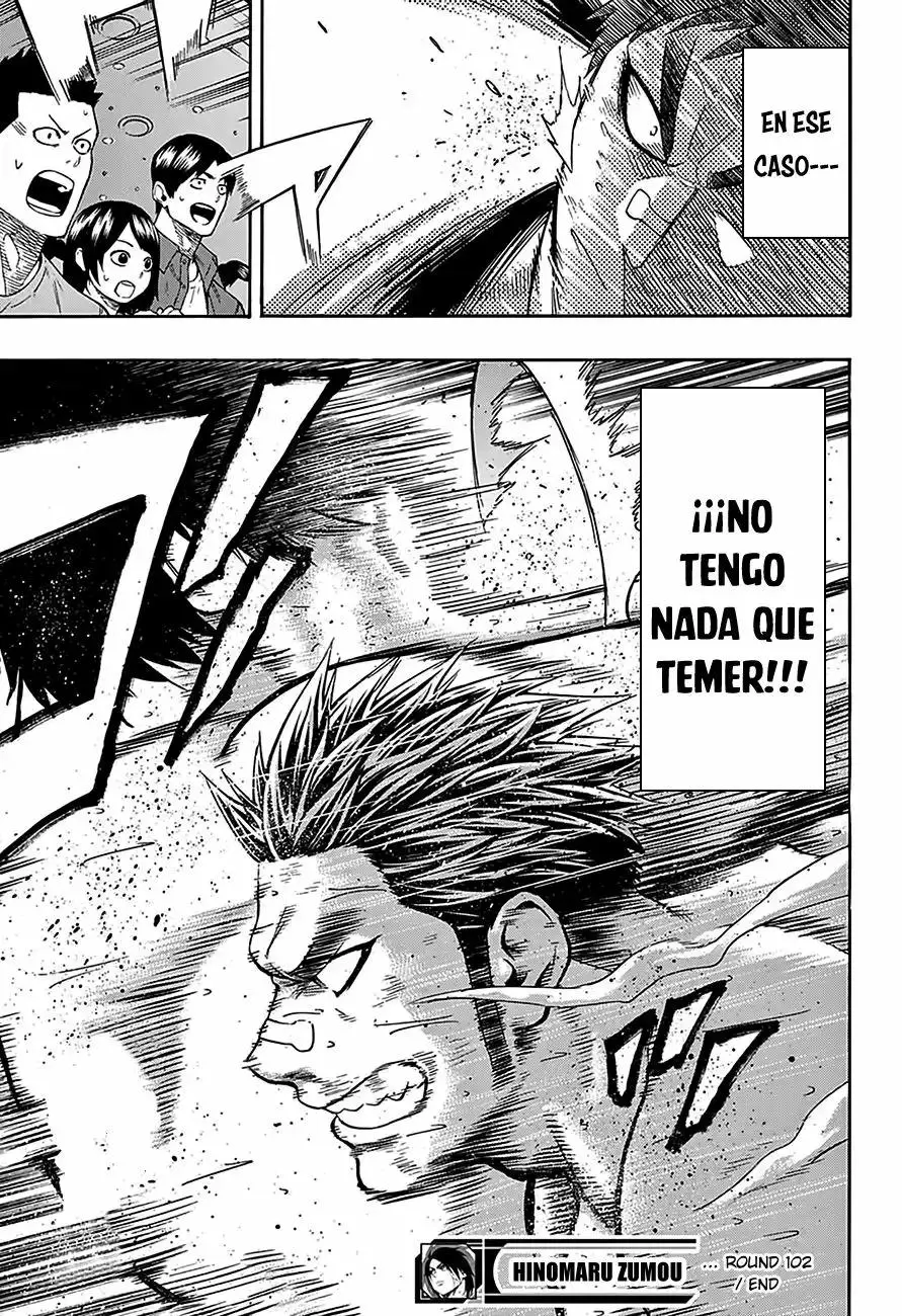 Hinomaru Sumo capítulo 102, página 19