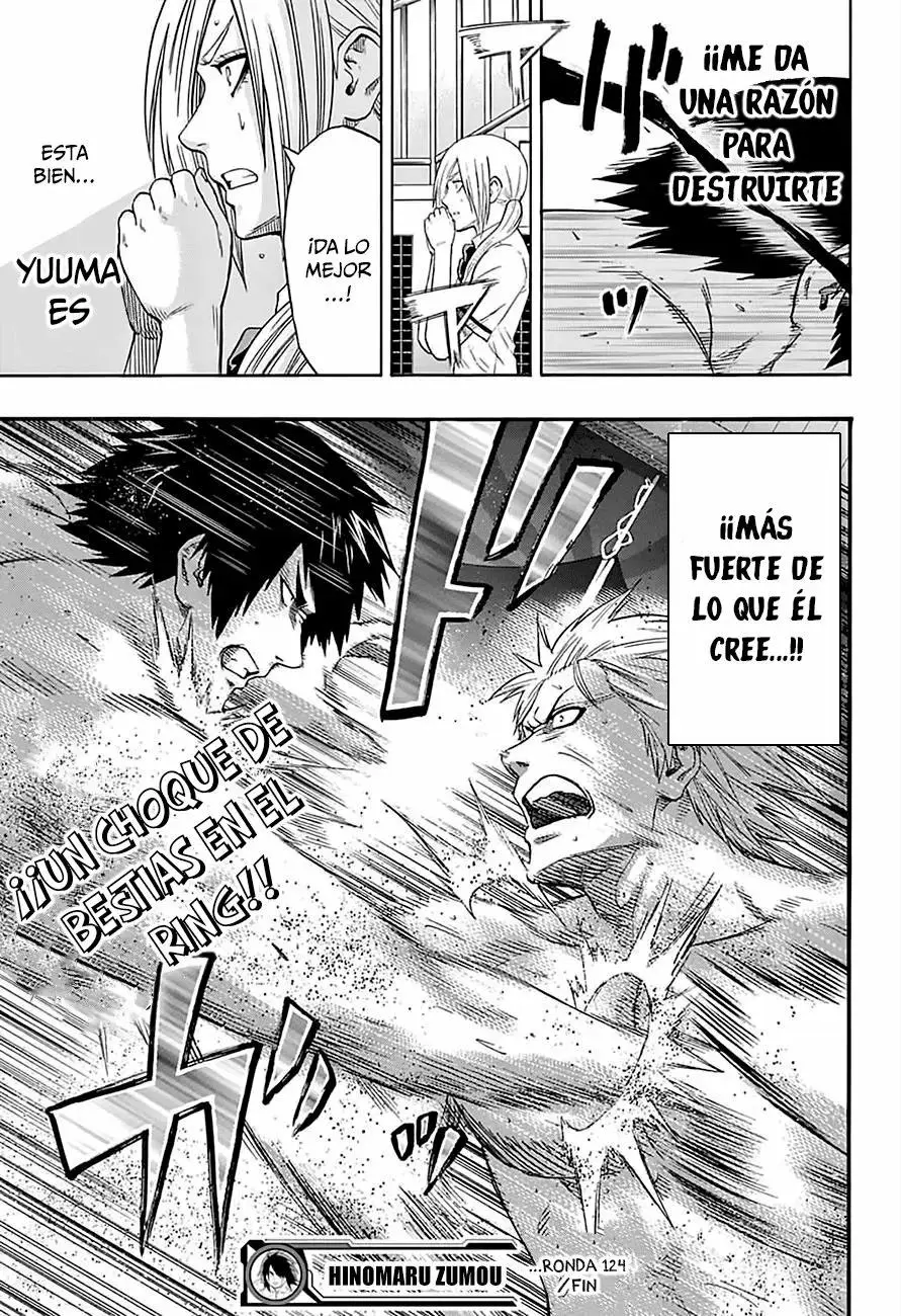 Hinomaru Sumo capítulo 124, página 19