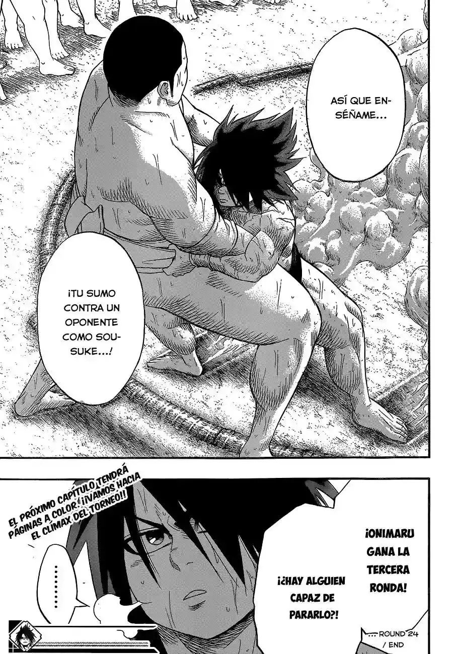 Hinomaru Sumo capítulo 24, página 19