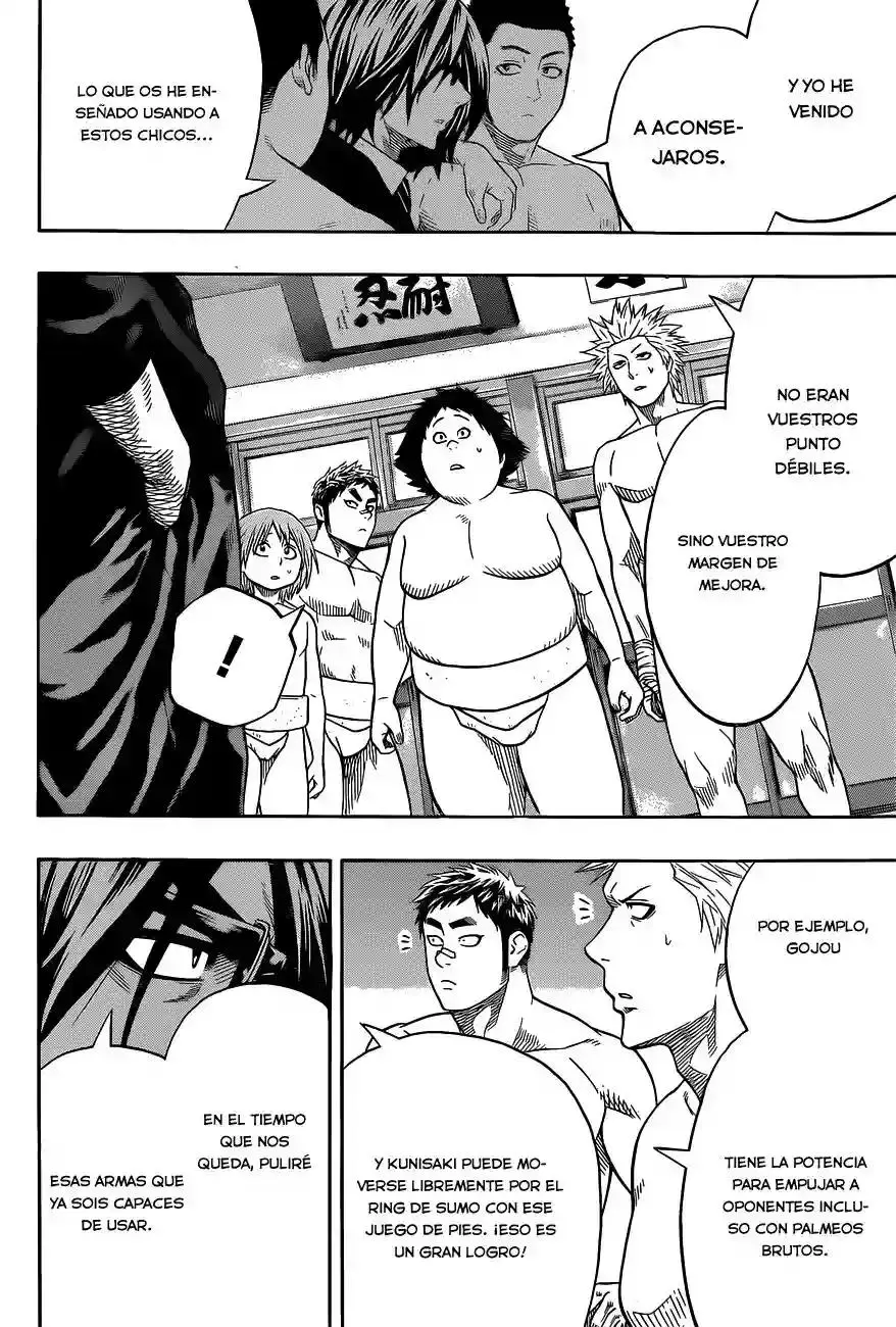 Hinomaru Sumo capítulo 35, página 16
