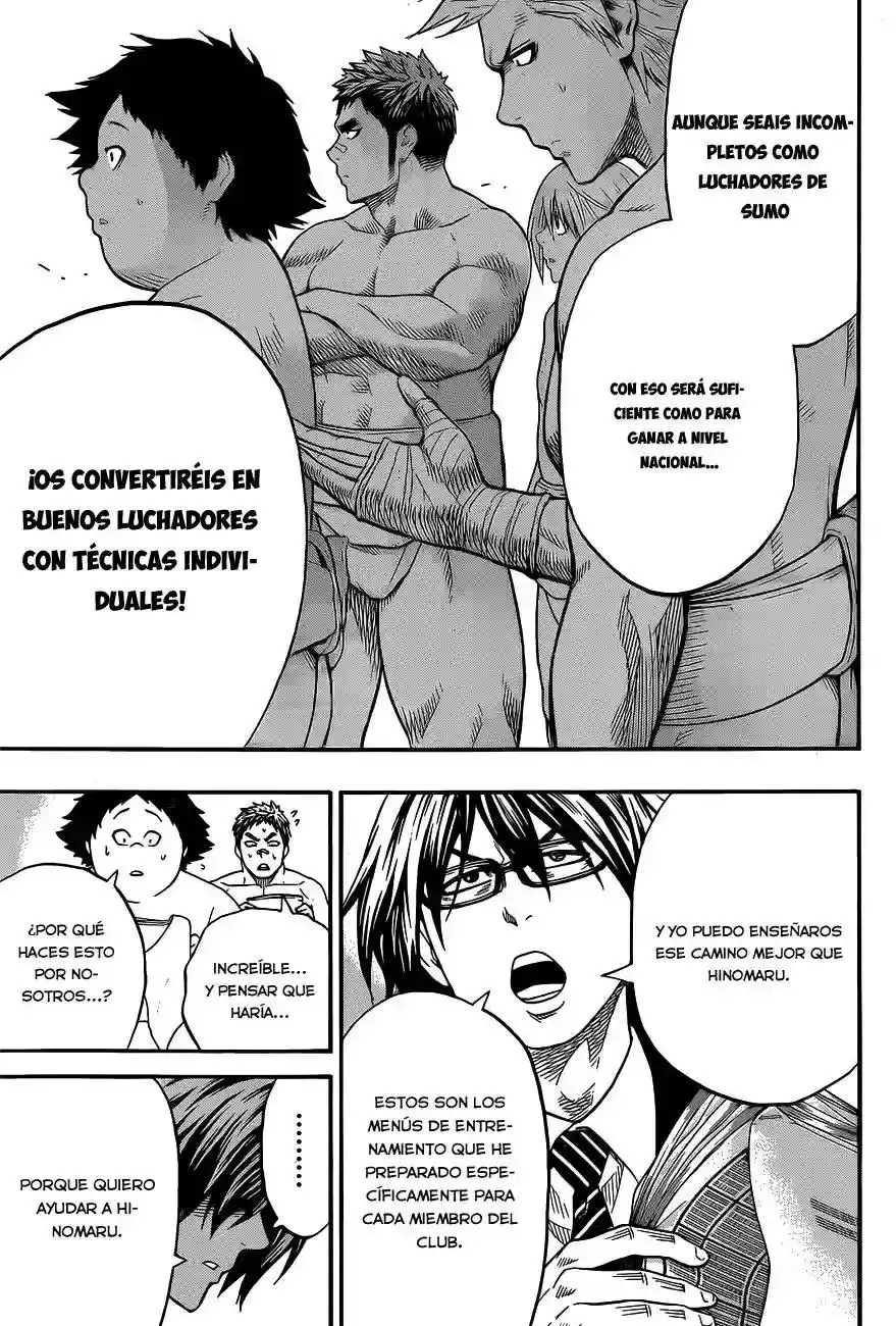 Hinomaru Sumo capítulo 35, página 17