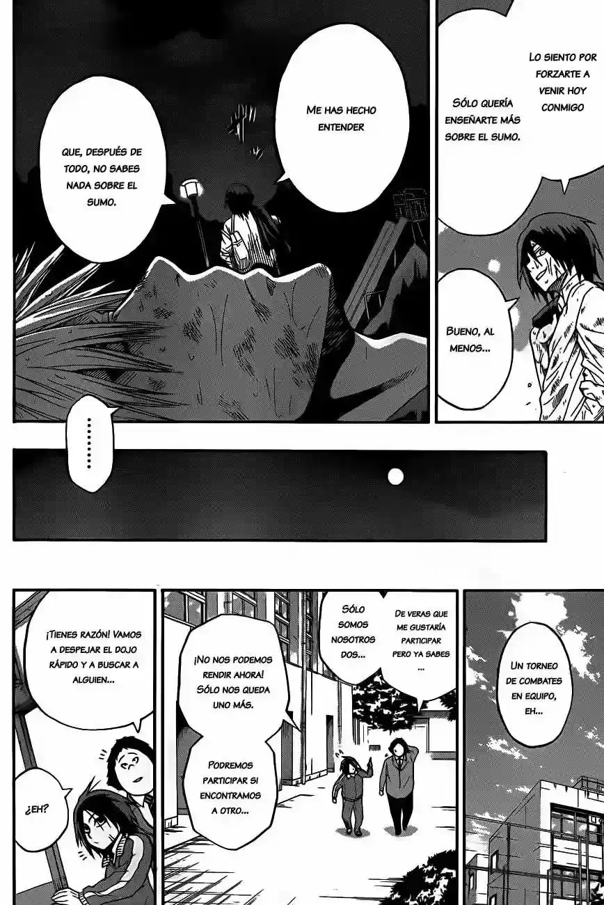 Hinomaru Sumo capítulo 4, página 16