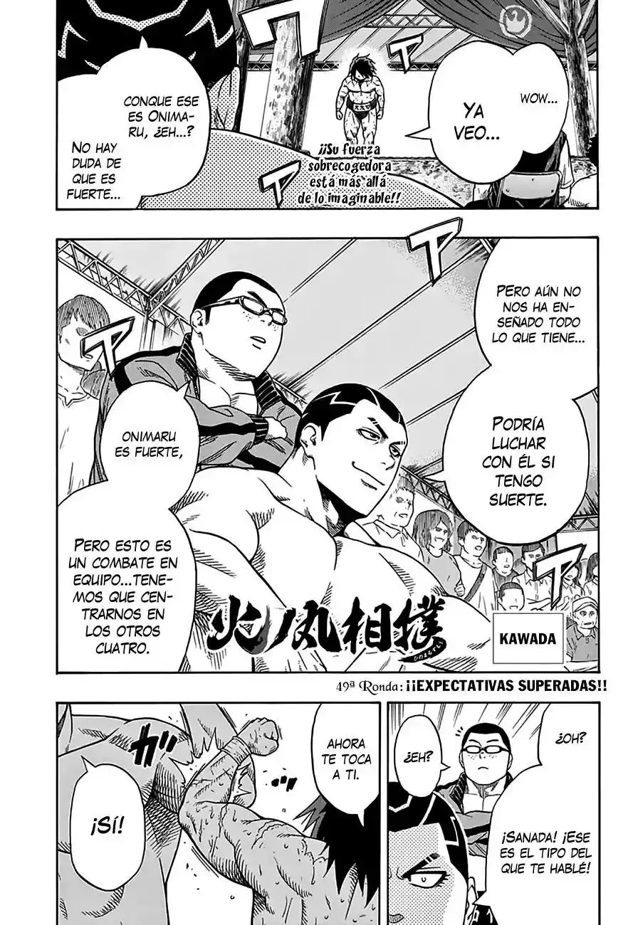 Hinomaru Sumo capítulo 49, página 2