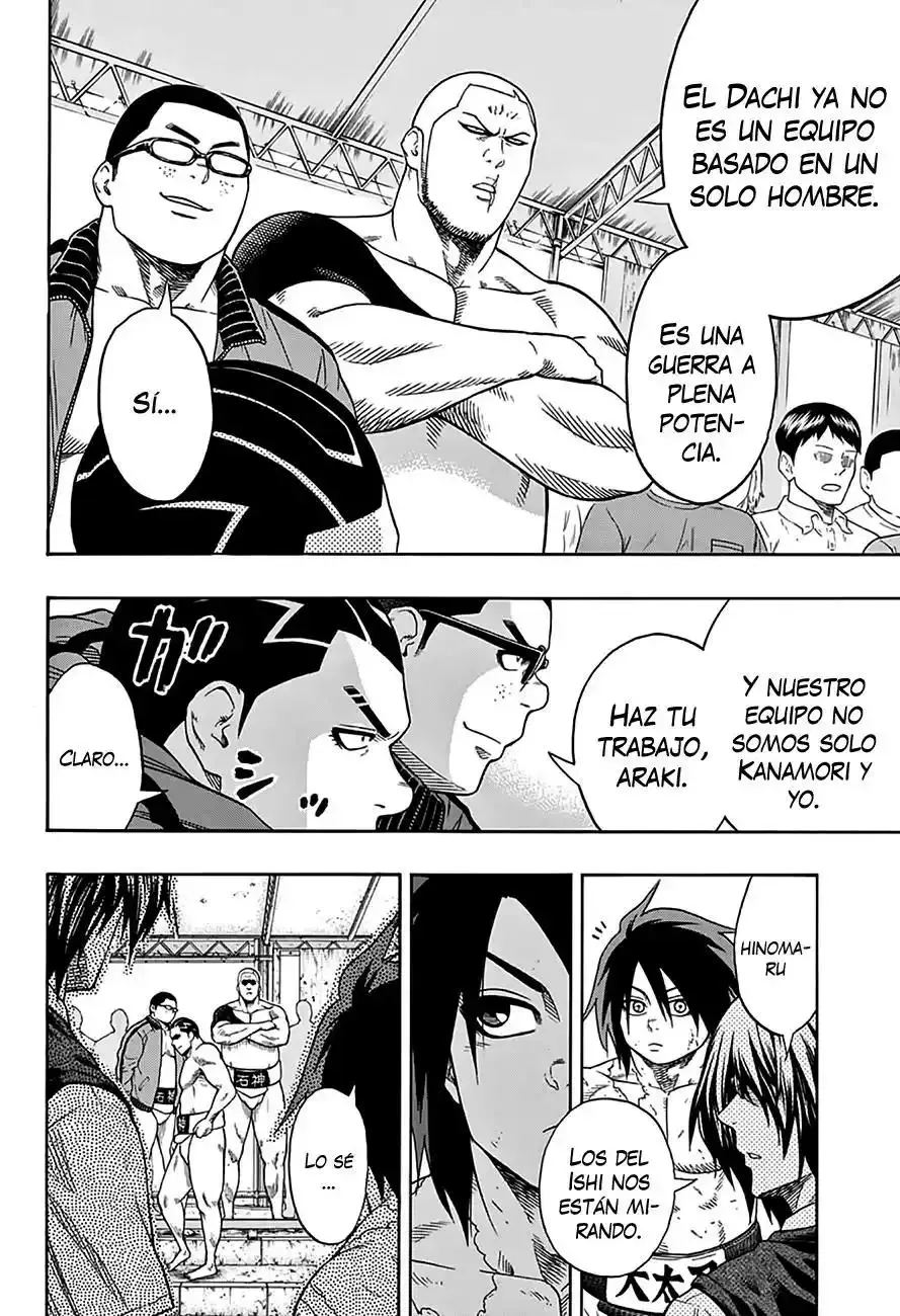 Hinomaru Sumo capítulo 49, página 18
