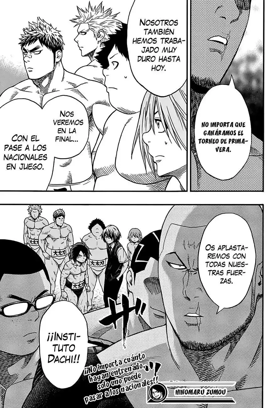 Hinomaru Sumo capítulo 49, página 19